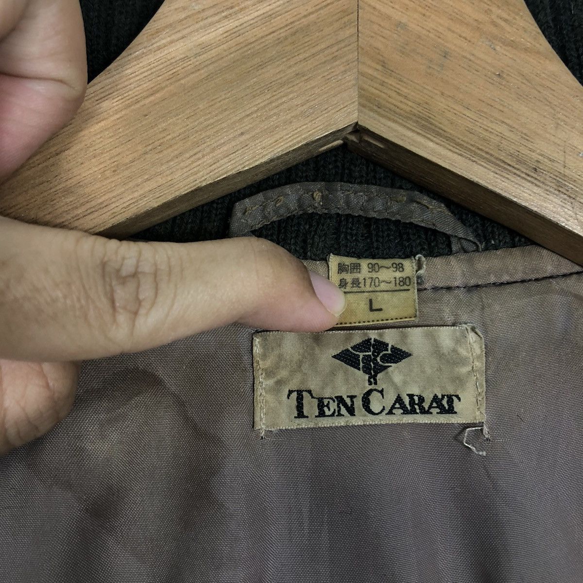 Japanese Brand Vtg Bomber Varsity Jacket Ten Carat Japan Made Issey Miyake Size US L / EU 52-54 / 3 - 15 Thumbnail