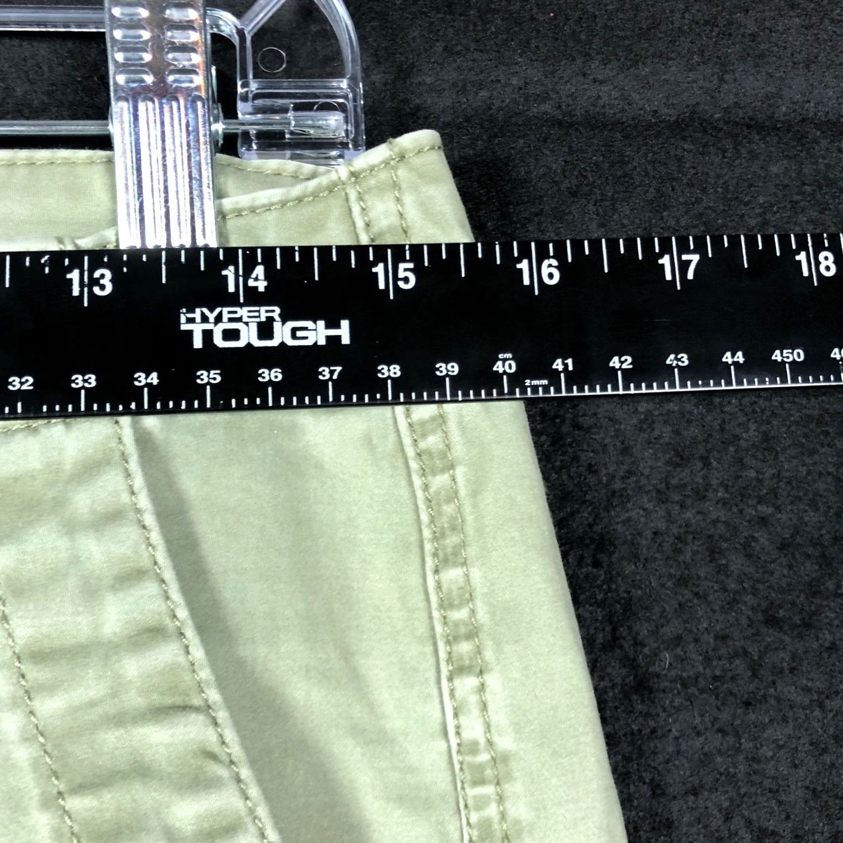 Vintage CAbi Womens Pants Green Low Rise Tapered Ankle Zip Cotton Blend Stretch 2 Size 26" / US 2 / IT 38 - 6 Thumbnail