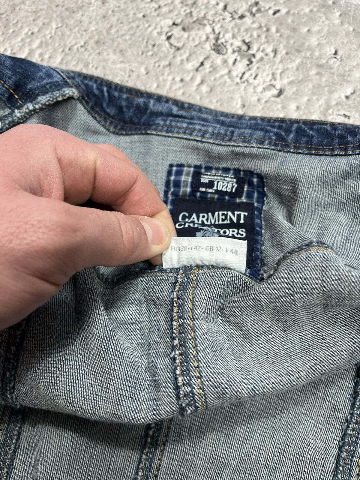 Other Avant Garde Napoleon Denim Womens Jacket Size XS / US 0-2 / IT 36-38 - 10 Thumbnail