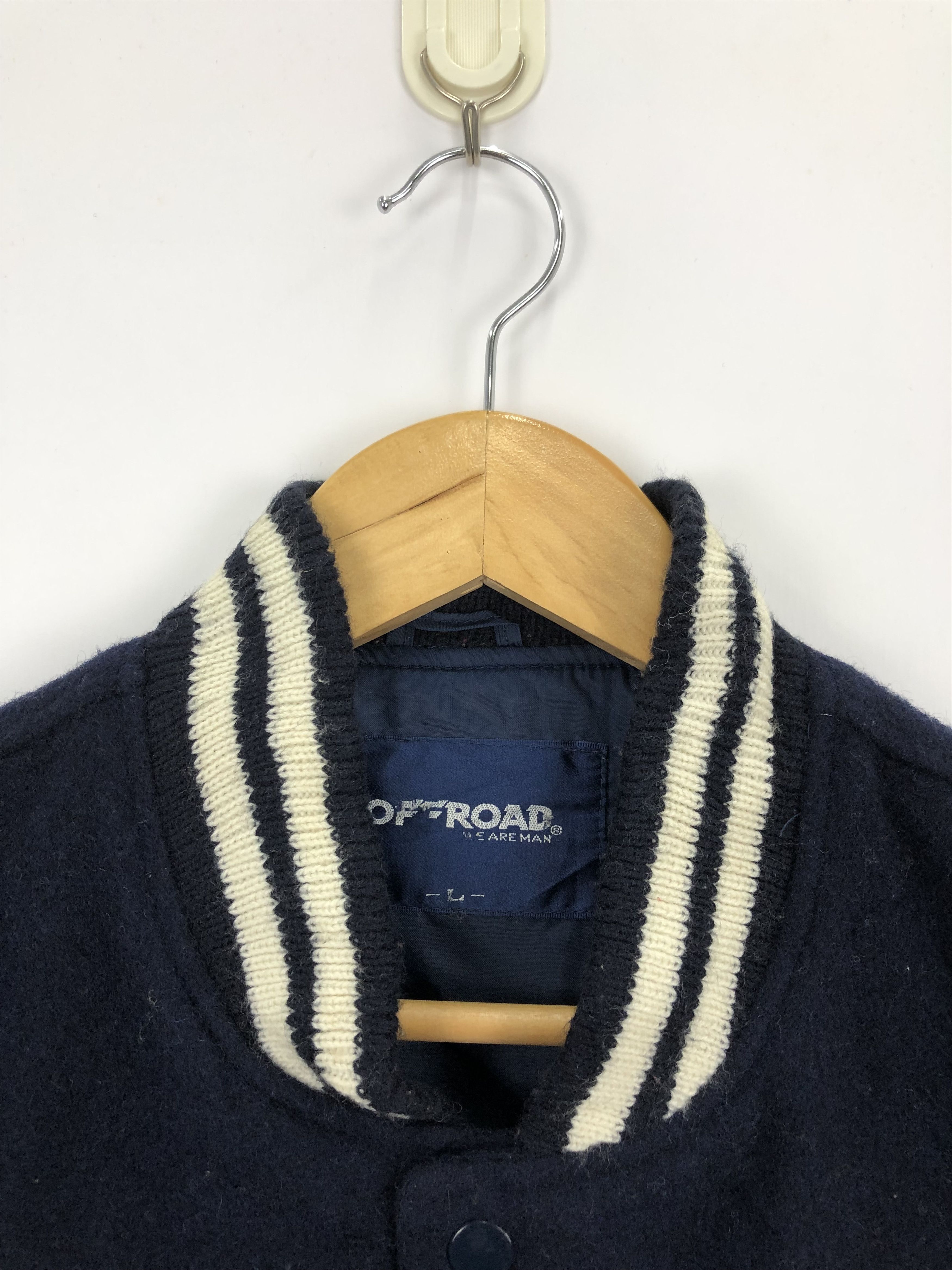 Japanese Brand Vintage Japanese Brand Wool Varsity Jacket V0295 Size US L / EU 52-54 / 3 - 6 Thumbnail