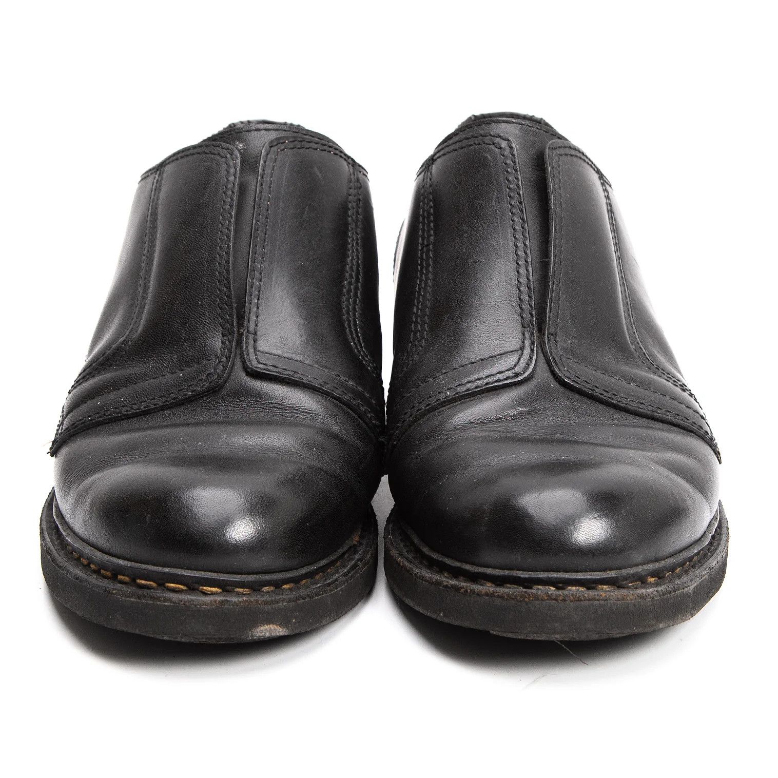 Issey Miyake Leather Slip-On Shoes in Black Size 27 Size US 9 / EU 42 - 2 Thumbnail