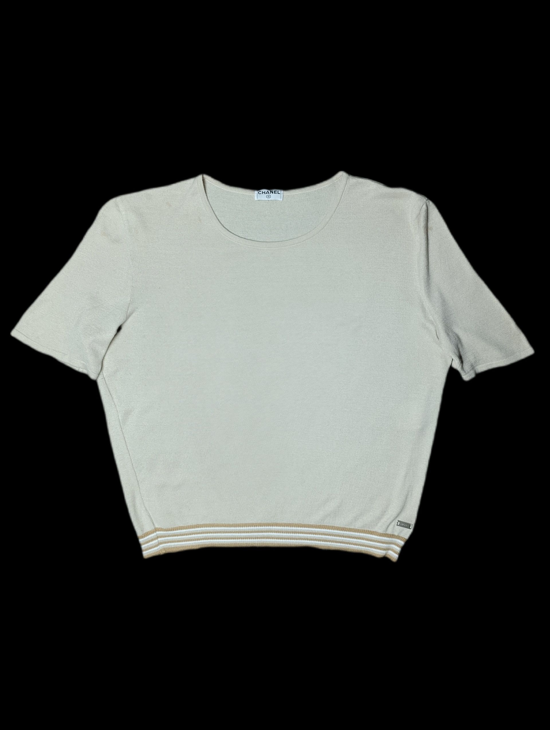 Chanel Chanel Vintage Blouse T-shirt Size S / US 4 / IT 40 - 1 Thumbnail