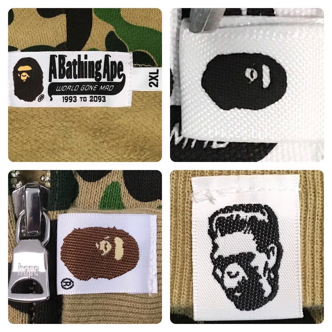 Bape 🔥2XL🔥 BAPE ABC camo green shark full zip hoodie APE XXL Size US XXL / EU 58 / 5 - 7 Thumbnail