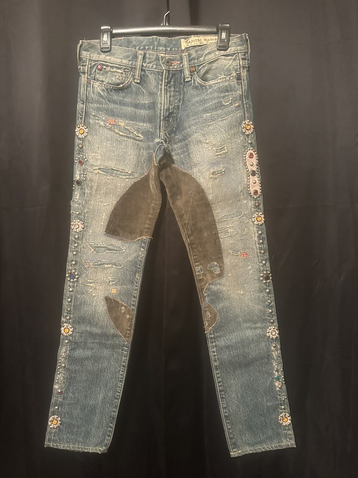 Kapital × Kapital Kountry Kapital FW 2014 Distressed Gemstone Denim Size US 30 / EU 46 - 1 Thumbnail