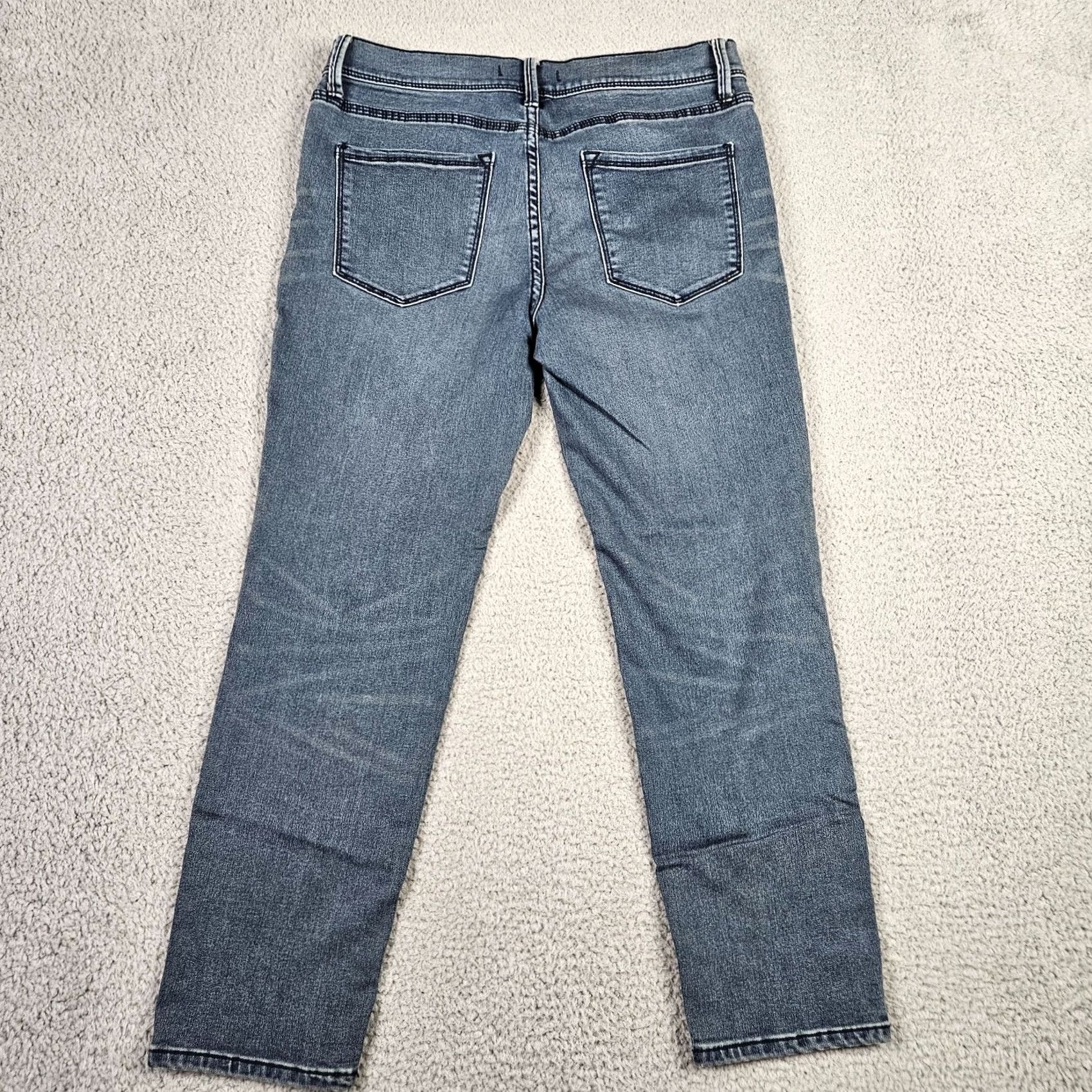 Free People Free People Jeans Ankle Women’s Size W30 Blue Mid Regular Pocket Jeans Size 30" / US 8 / IT 44 - 7 Thumbnail