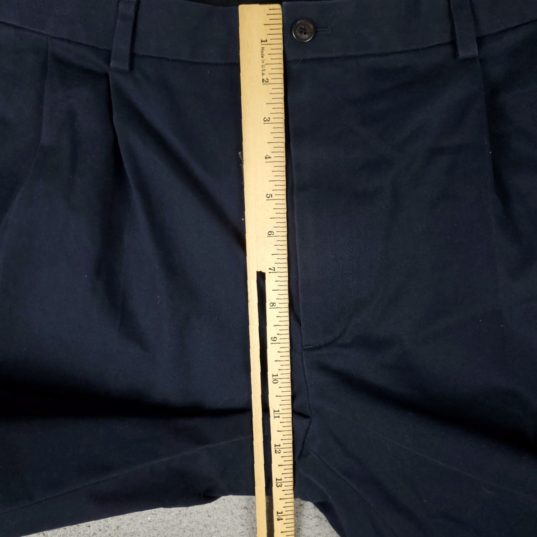 Brooks Brothers BROOKS BROTHERS PANTS Mens 40x31 Chino Regular Blue Pleated Cotton Trousers Size US 40 / EU 56 - 4 Thumbnail