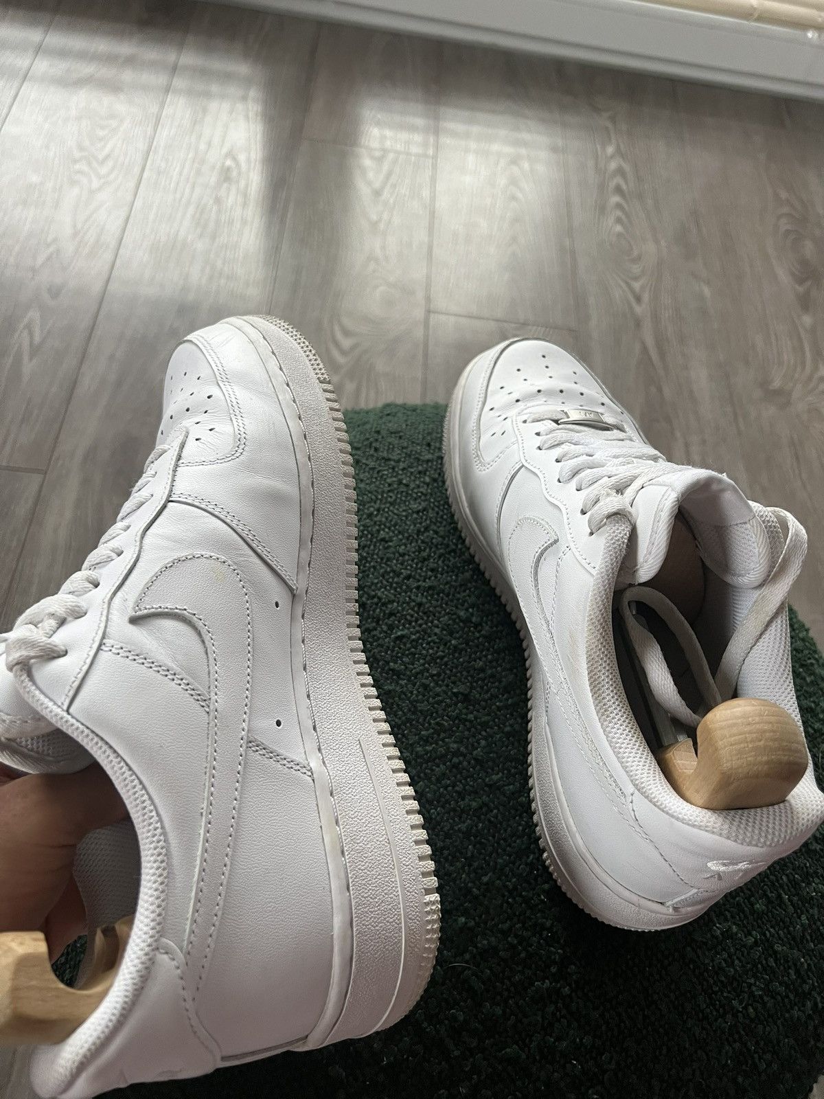 Nike Nike Air Force 1 Triple White AR Leather Sneakers Size US 9 / EU 42 - 14 Thumbnail