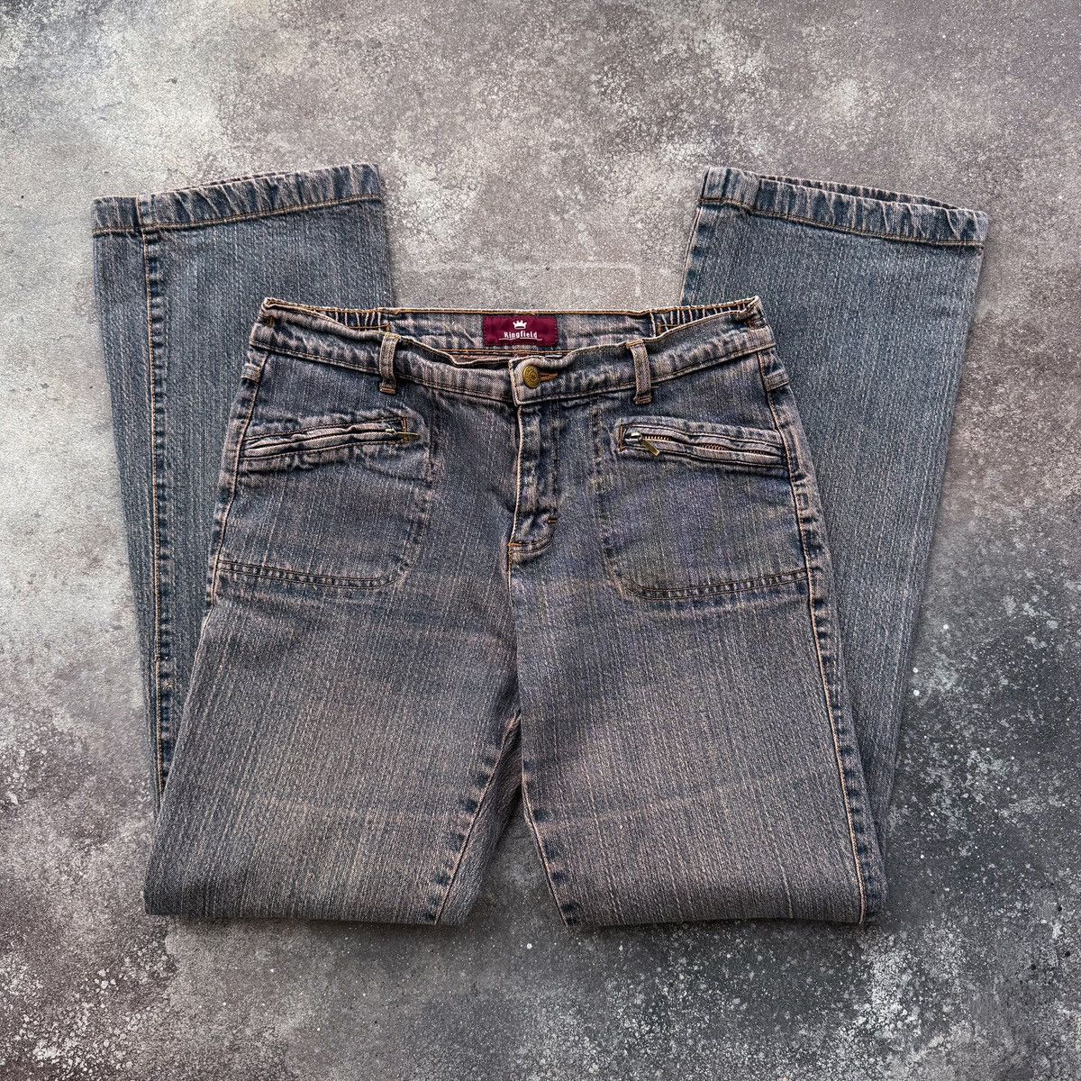 Japanese Style Vintage Washed Jeans