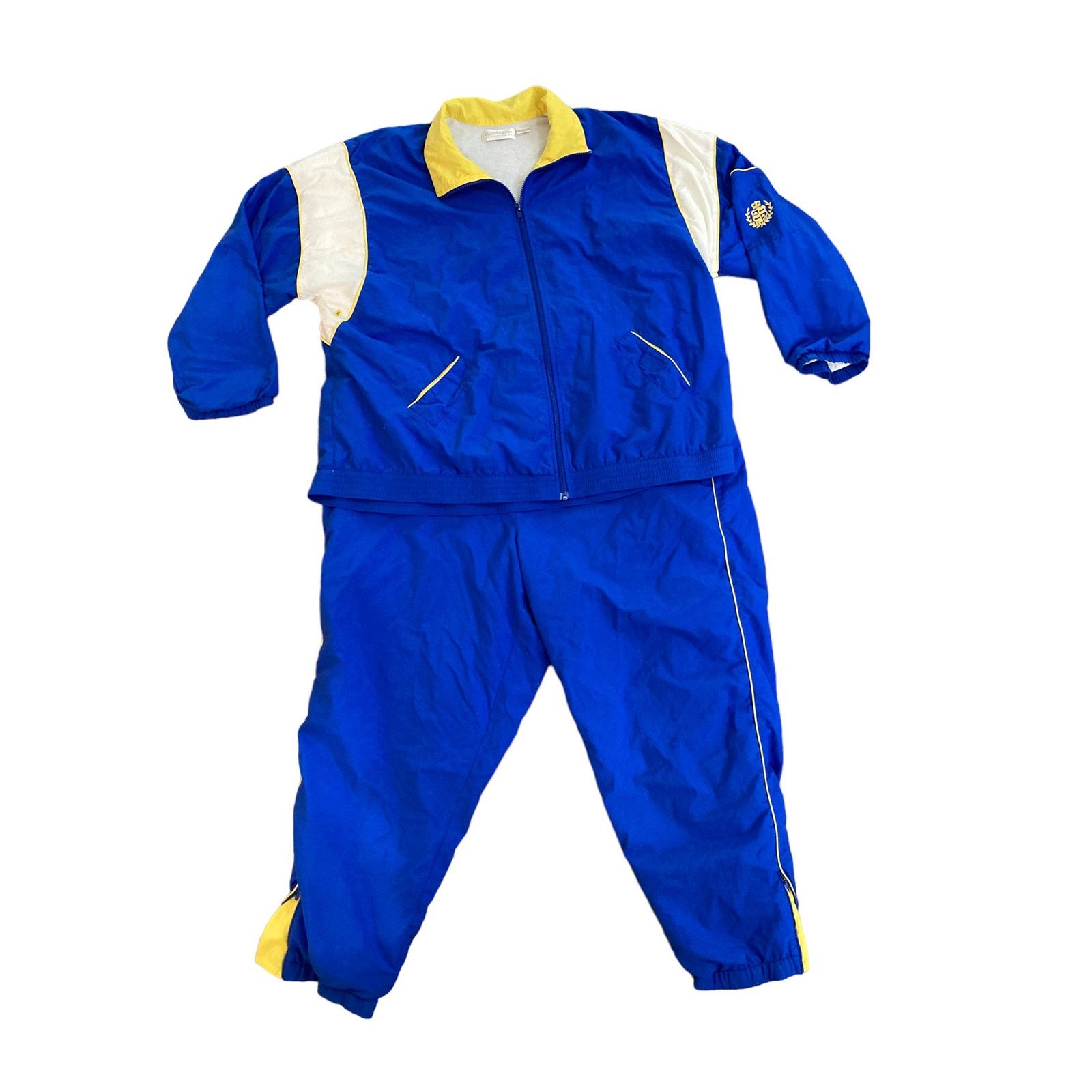 Vintage Vintage Elisabeth Liz Claiborne Tracksuit Blue 2XL Women Size XXL / US 16-18 / IT 52-54 - 1 Thumbnail
