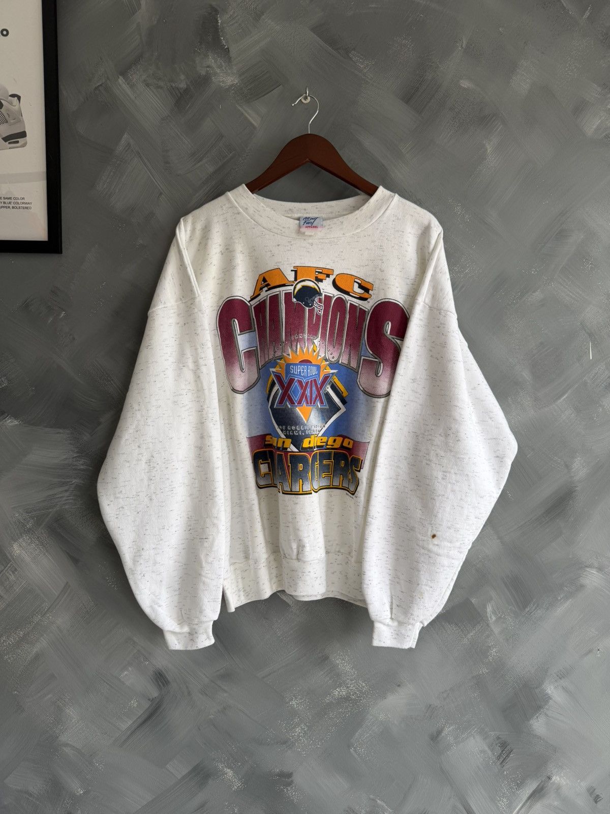 NFL Vintage Chargers NFL Crewneck Size US XL / EU 56 / 4 - 1 Thumbnail