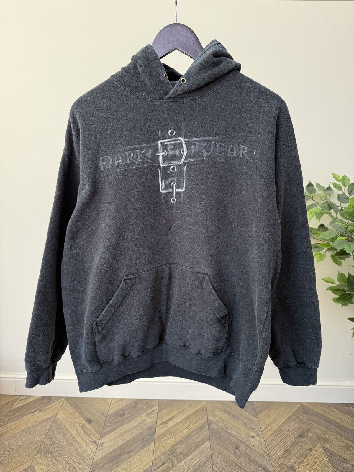 Vintage Vintage Spiral Gothic Skull Faded Distressed Y2K Rare Hoodie Size US M / EU 48-50 / 2 - 3 Thumbnail