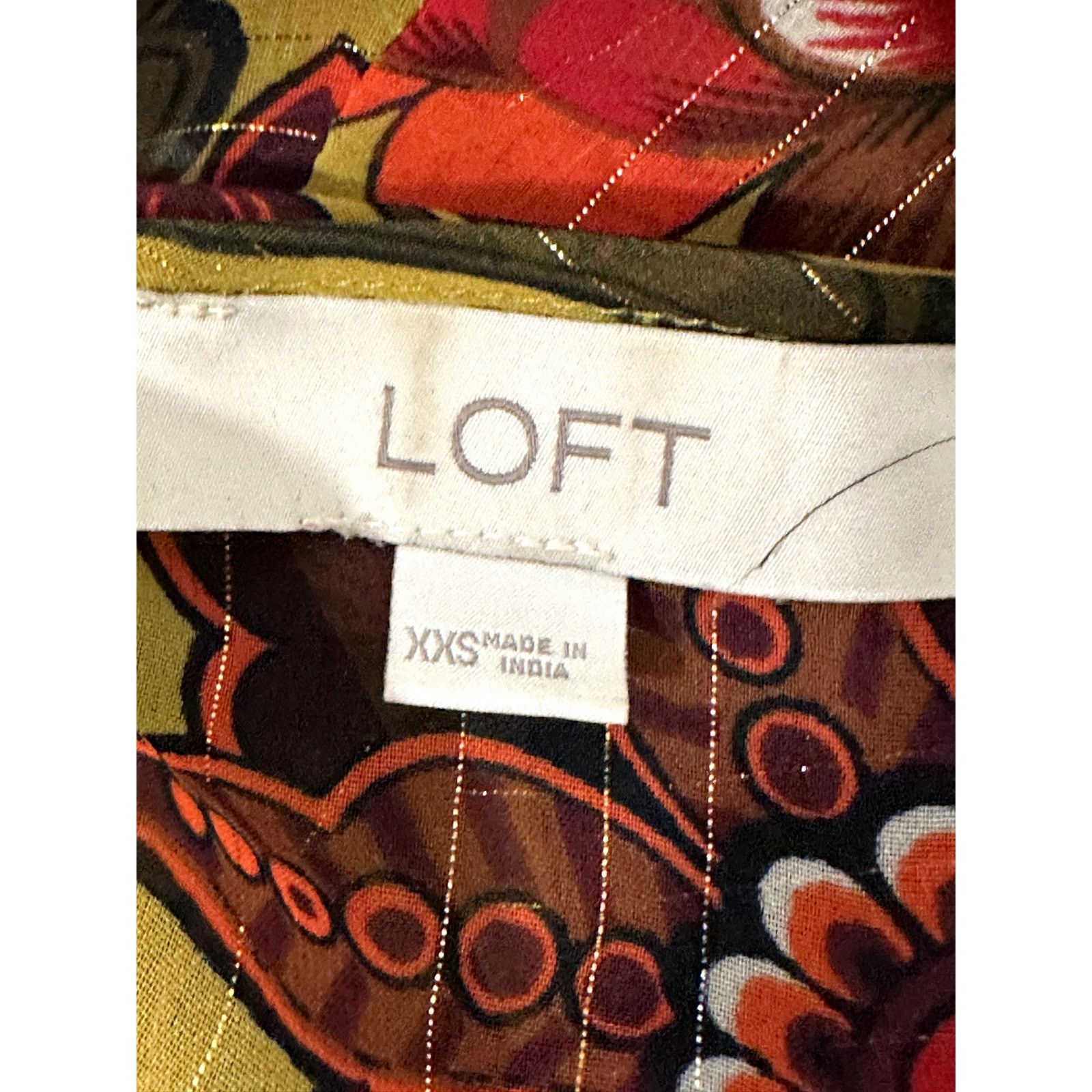 Loft Loft Women's Woodland Bell Sleeve Yellow Floral Sheer XXS Size XXS / US 00 / IT 34 - 9 Thumbnail