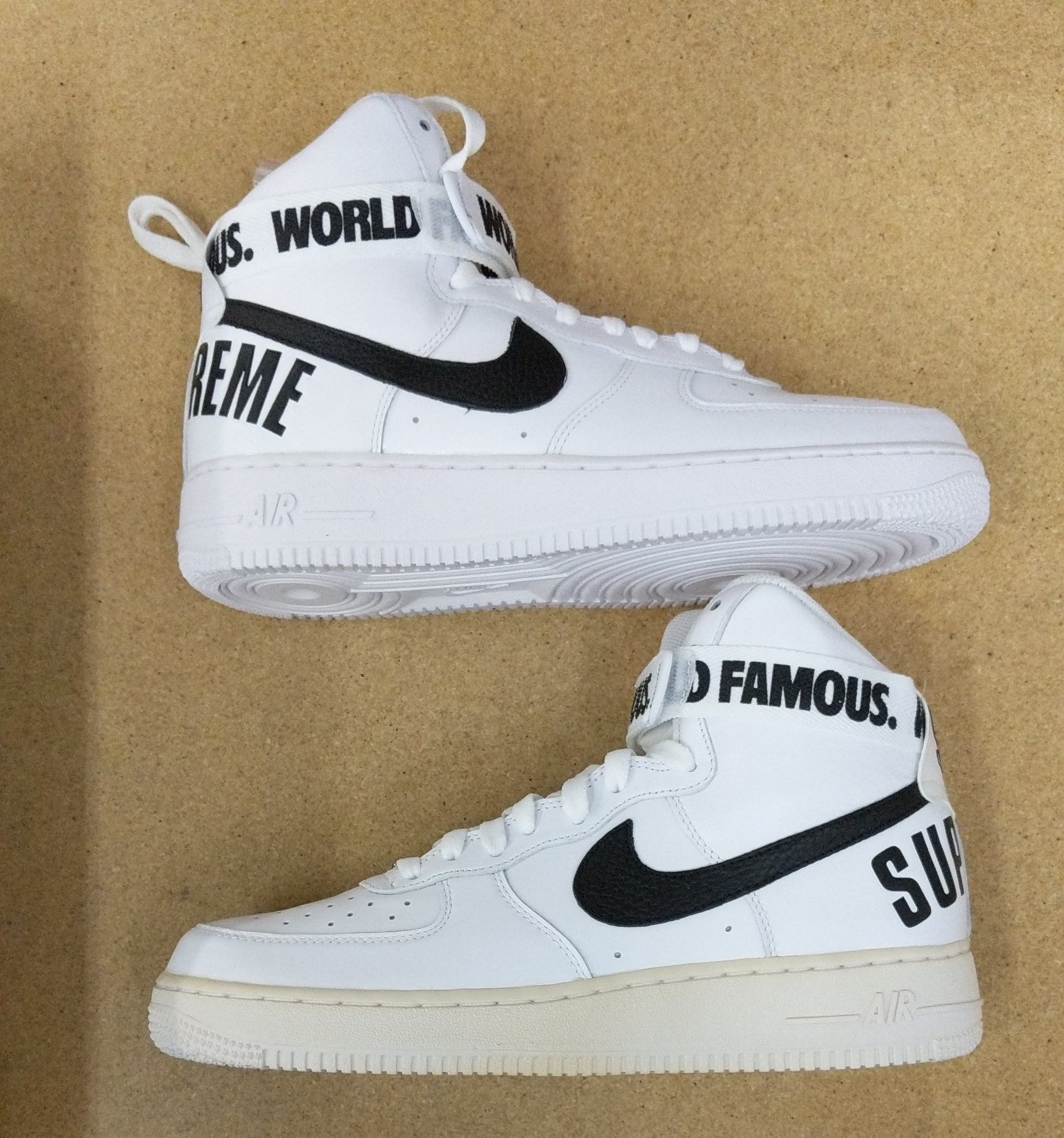 Nike Supreme x Air Force High Supreme White