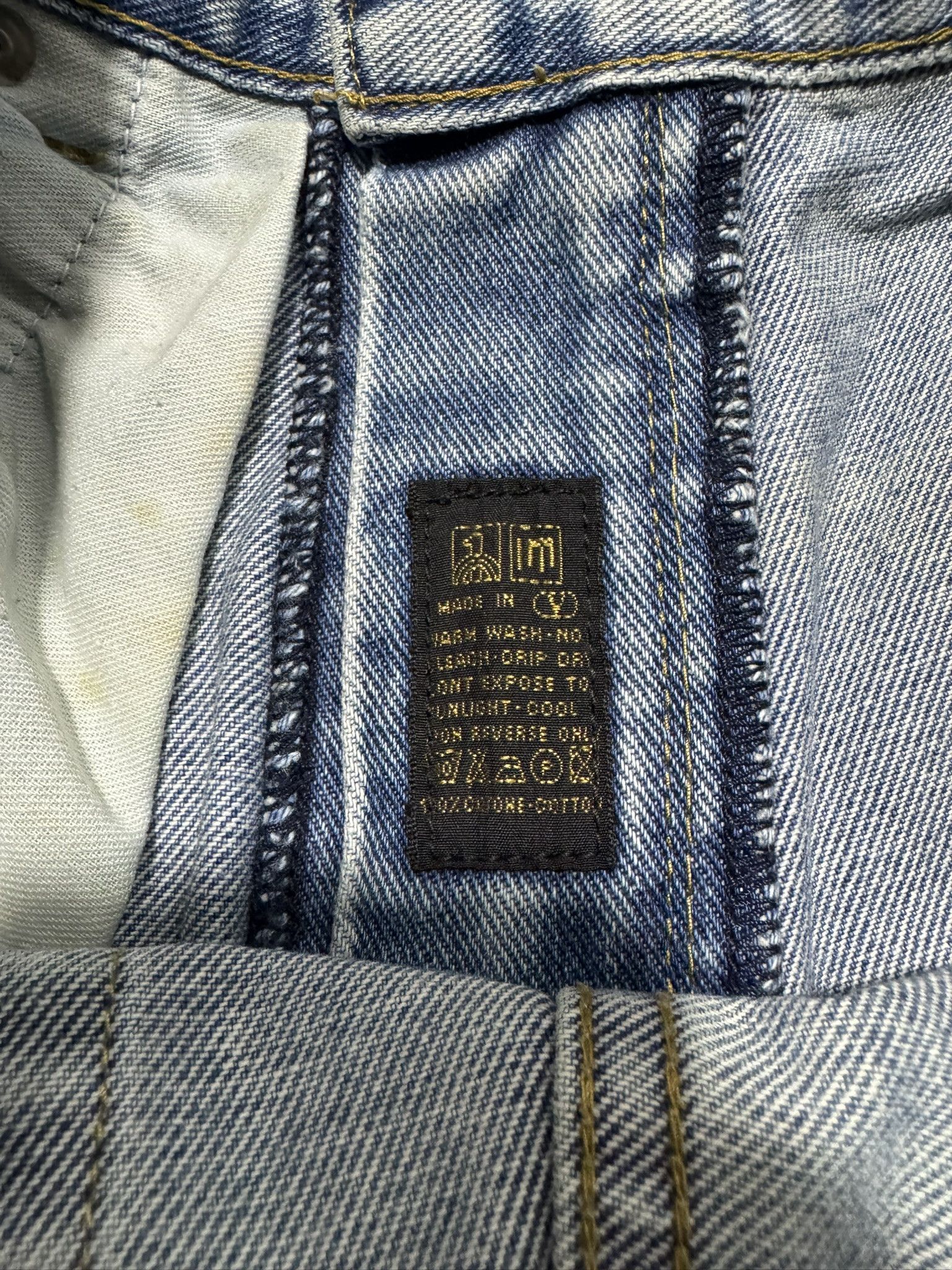 Valentino × Vintage Vintage Valentino Classic Blue Loose Jeans Size US 33 - 8 Thumbnail