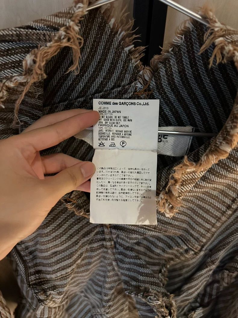 Junya Watanabe Junya Watanabe Asymmetrical sculpture brown striped exotic Size S / US 4 / IT 40 - 4 Thumbnail