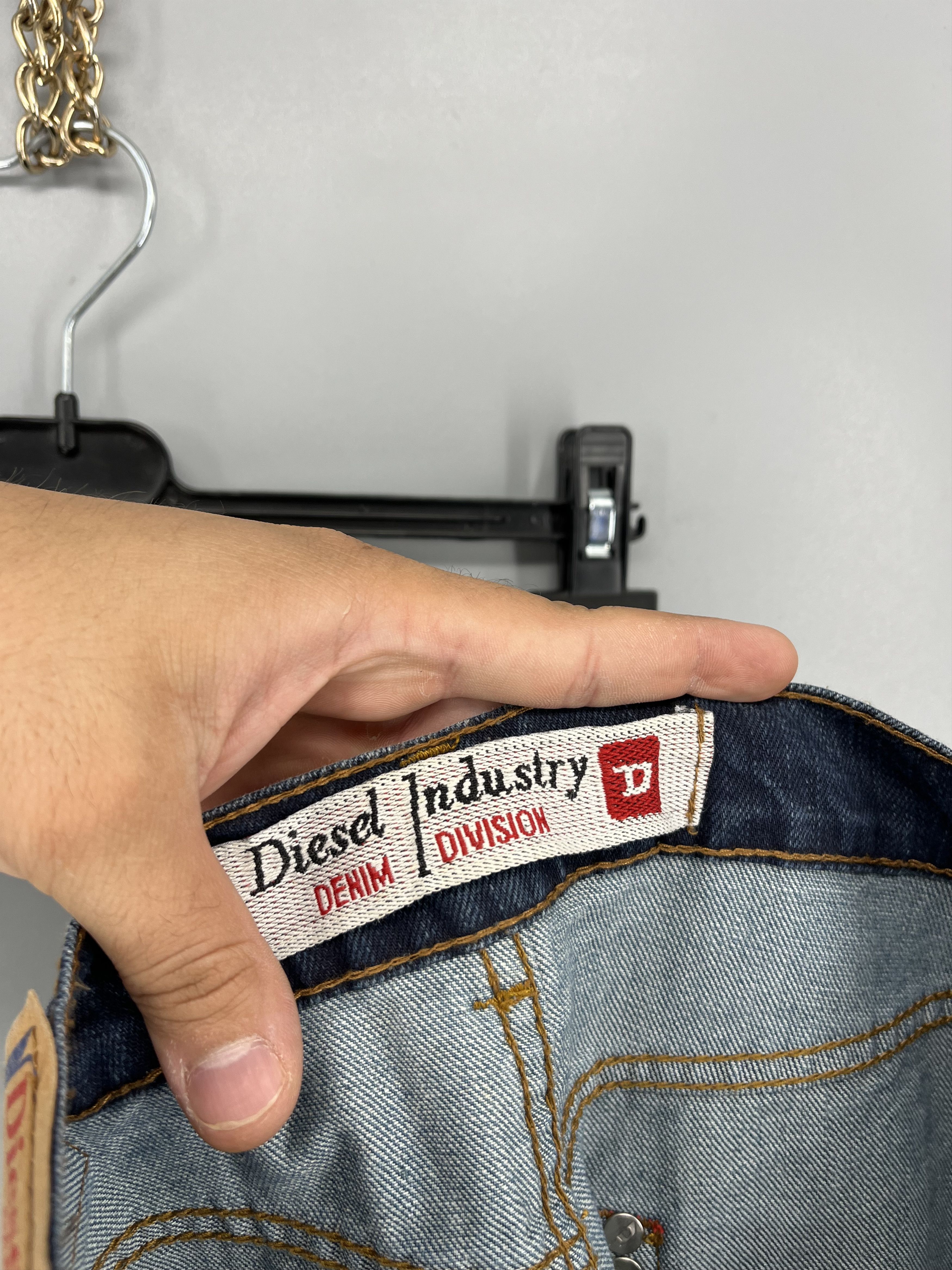 Diesel Vintage Diesel Industry Blue Denim Jeans Size-32 Size US 32 / EU 48 - 18 Thumbnail