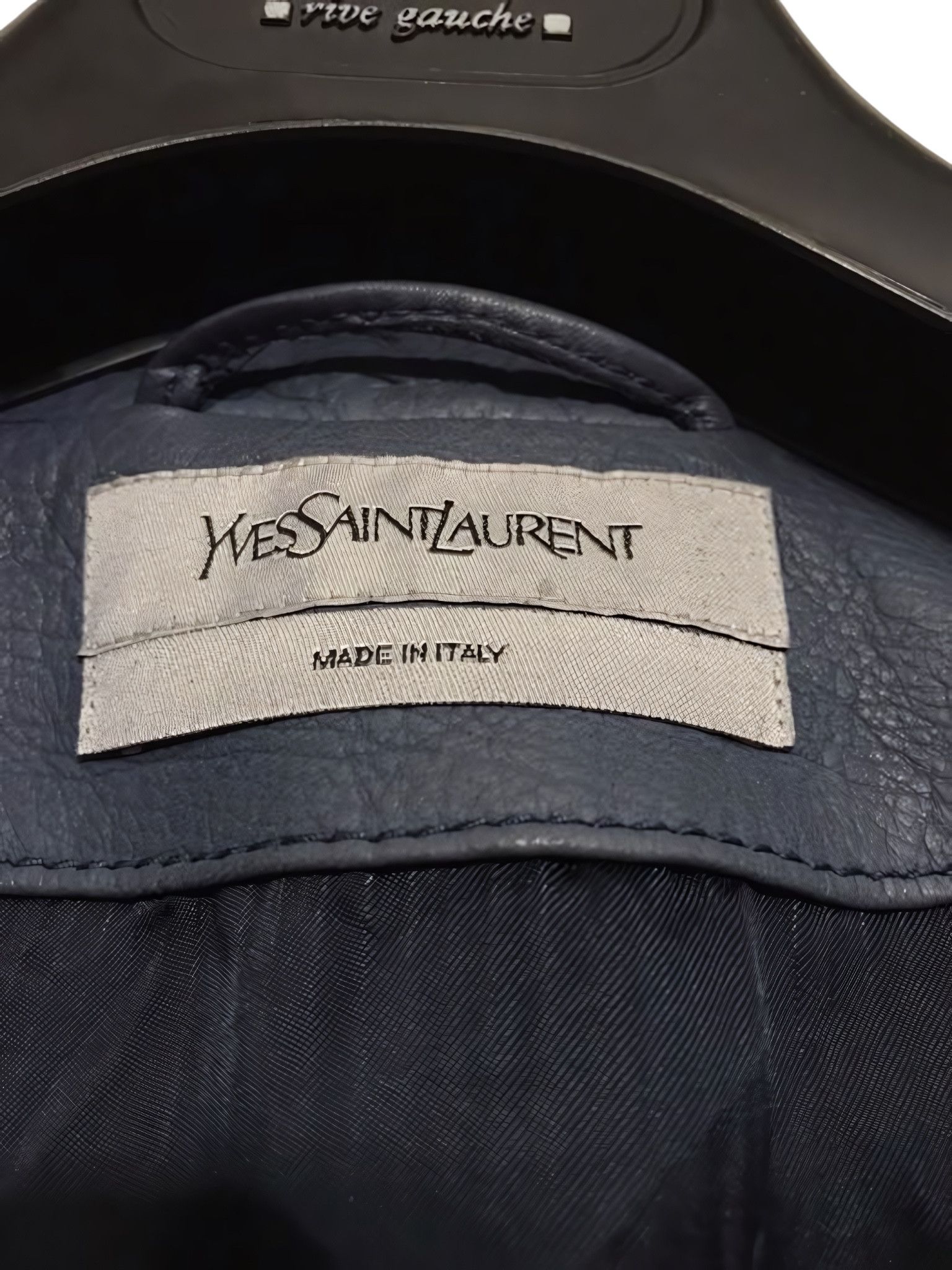 Yves Saint Laurent YSL BY STEFANO PILATI LAMBSKIN LEATHER JACKET Size US M / EU 48-50 / 2 - 5 Thumbnail