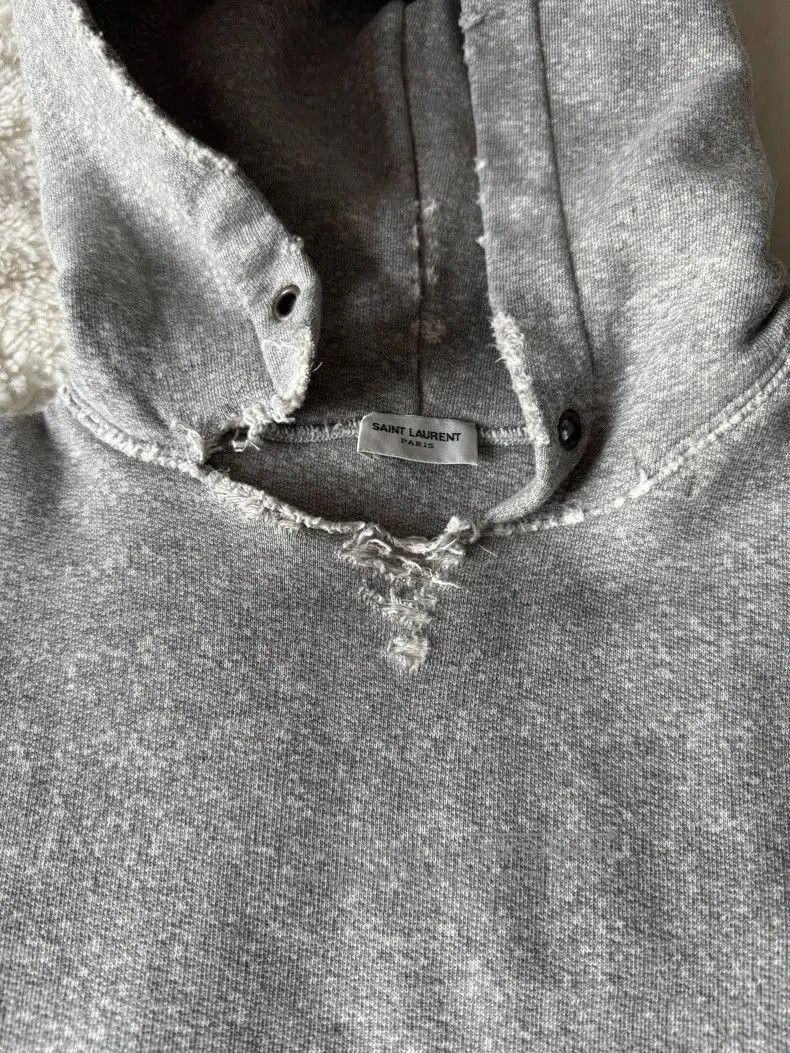 Saint Laurent Paris Saint Laurent Paris Grey logo sweatshirt. Size US S / EU 44-46 / 1 - 4 Thumbnail