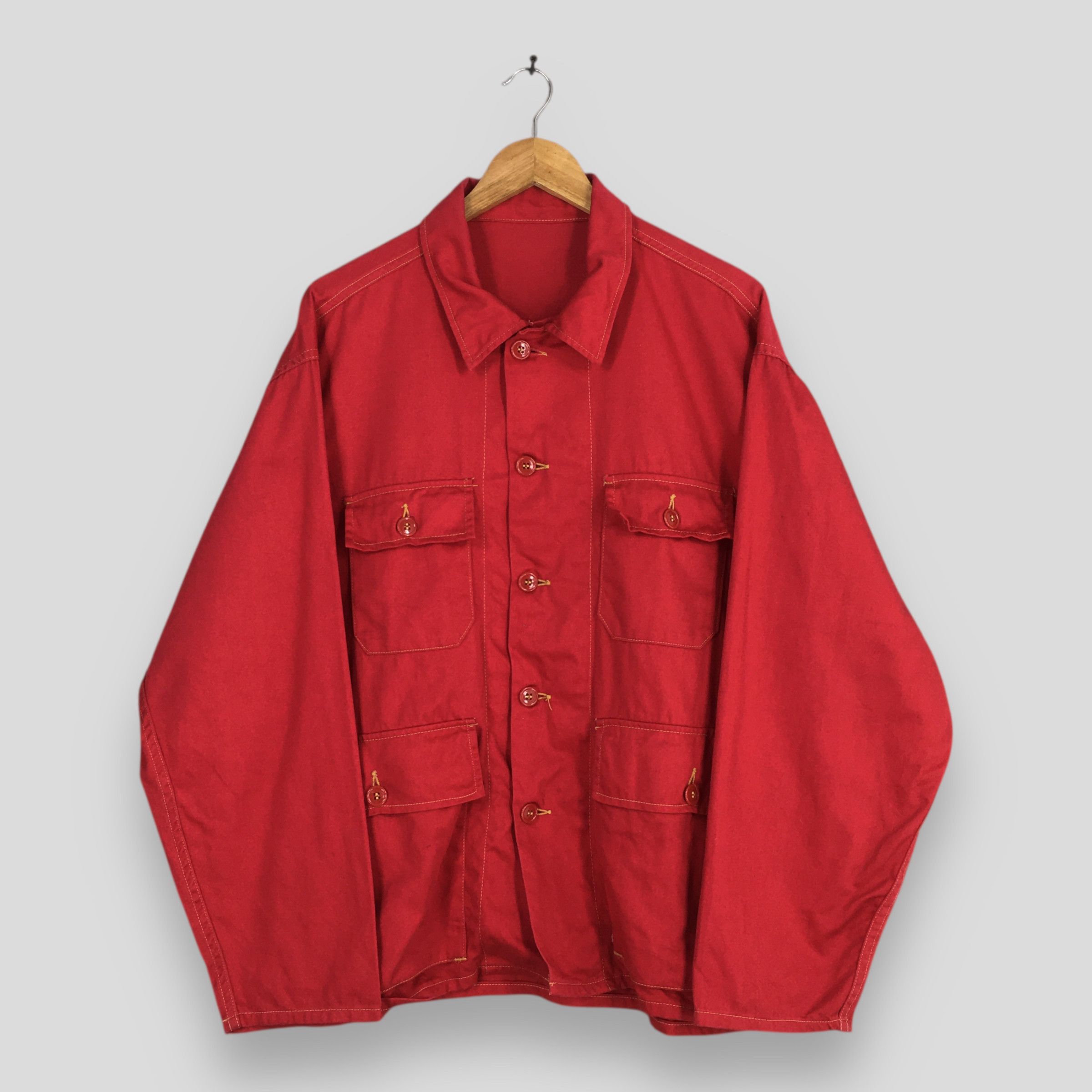 Sears Vintage 1950's Jc Higgins Sears Roebuck Hunting Jacket XL Size US XL / EU 56 / 4 - 1 Thumbnail