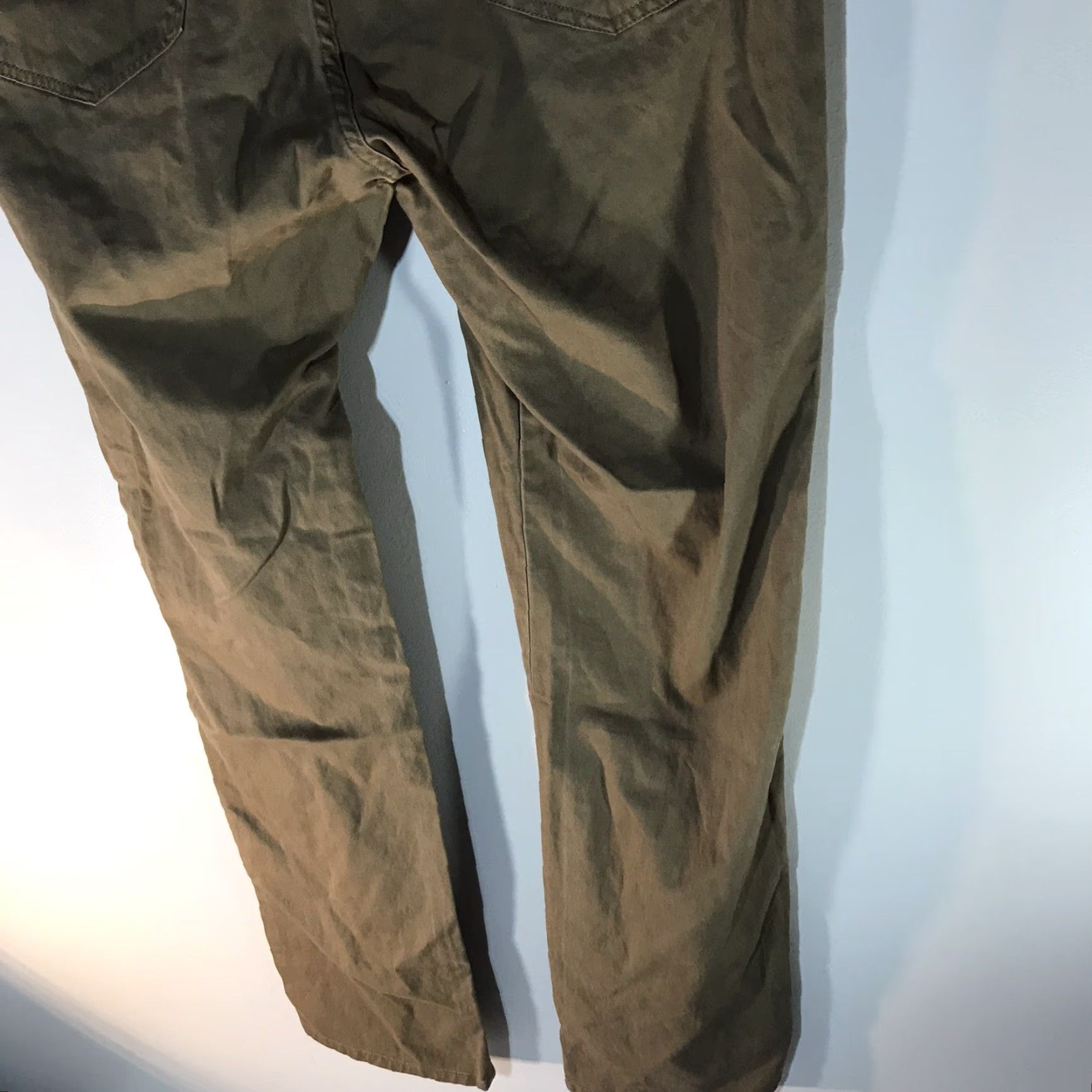 Vintage Fish Hippie Men's Tan Pima Cotton Chino Pants Size 38x34 Casual Travel Workwear Size US 38 / EU 54 - 7 Thumbnail