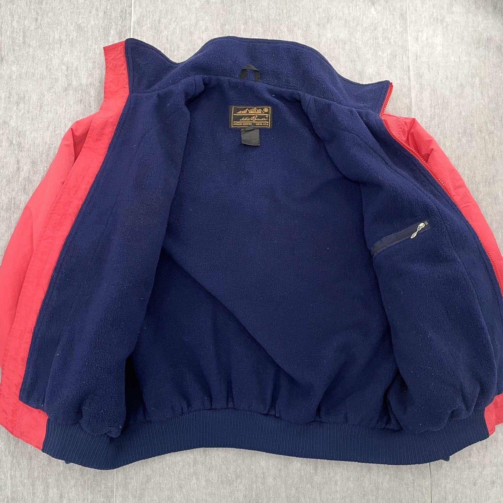 Eddie Bauer VINTAGE Eddie Bauer Jacket Womens Large Pink Full Zip Fleece Pockets Ladies L Brand Eddie Bauer Size L / US 10 / IT 46 - 3 Thumbnail