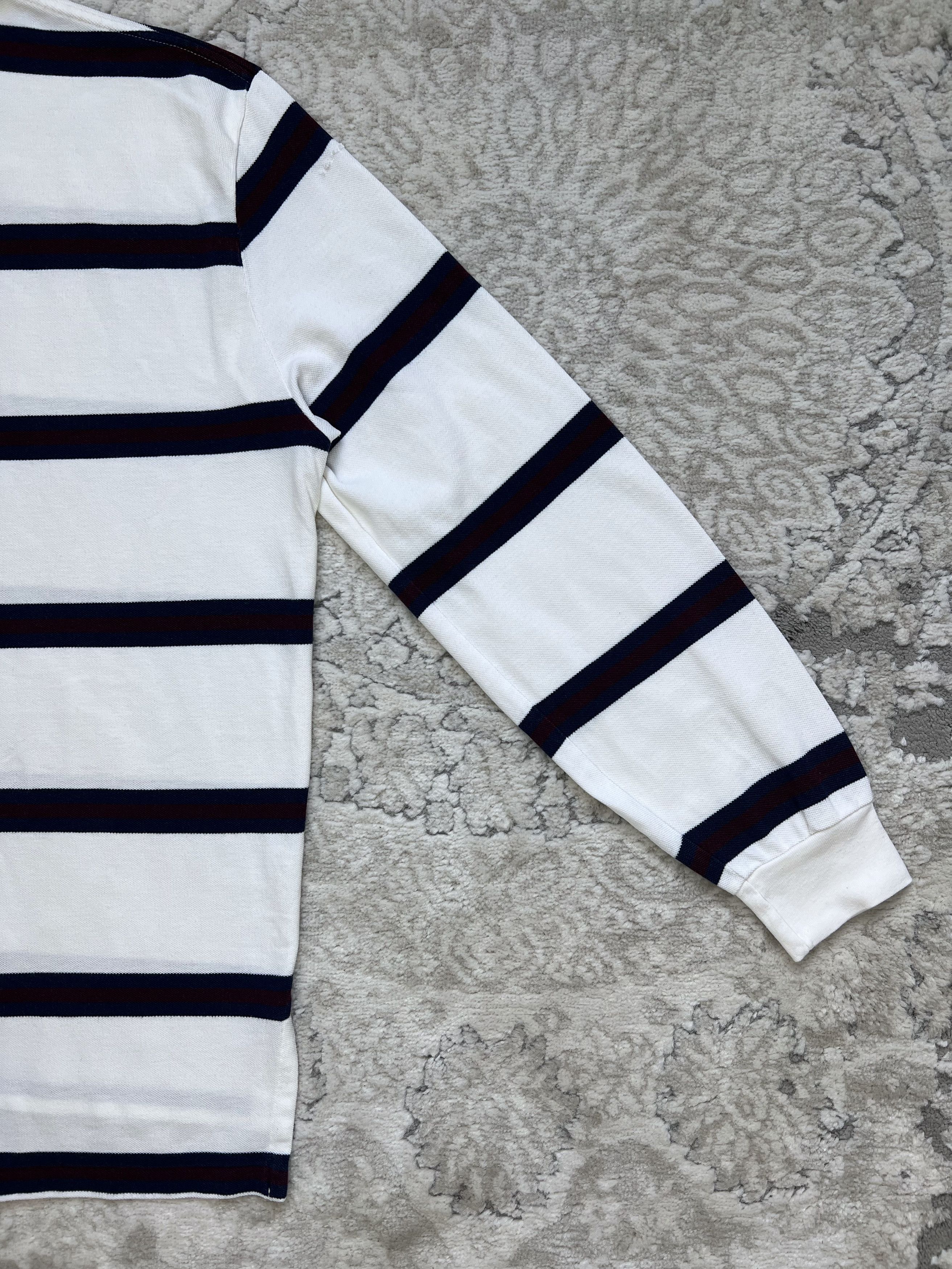 Polo Ralph Lauren Vintage Polo Ralph Lauren Striped Rugby Shirt Size US L / EU 52-54 / 3 - 10 Thumbnail