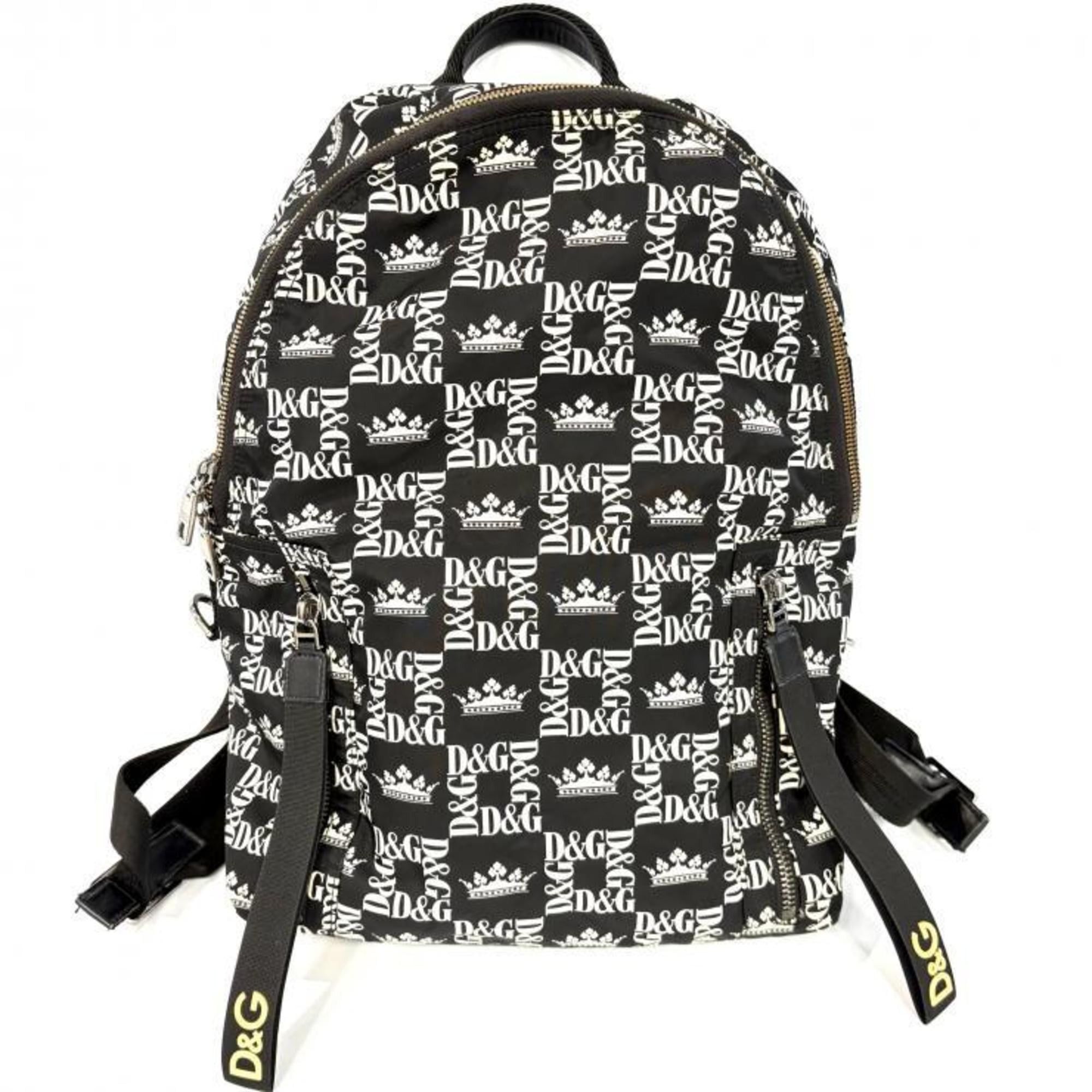 Dolce & Gabbana Black Backpack with Crown Motif EM0074AN034_HNV93_0.jpg main image 2