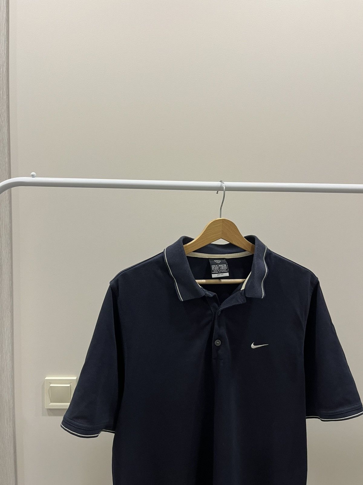 Nike Nike Golf Vintage Y2K Black Streetwear Polos Striped Tee Size US M / EU 48-50 / 2 - 2 Thumbnail