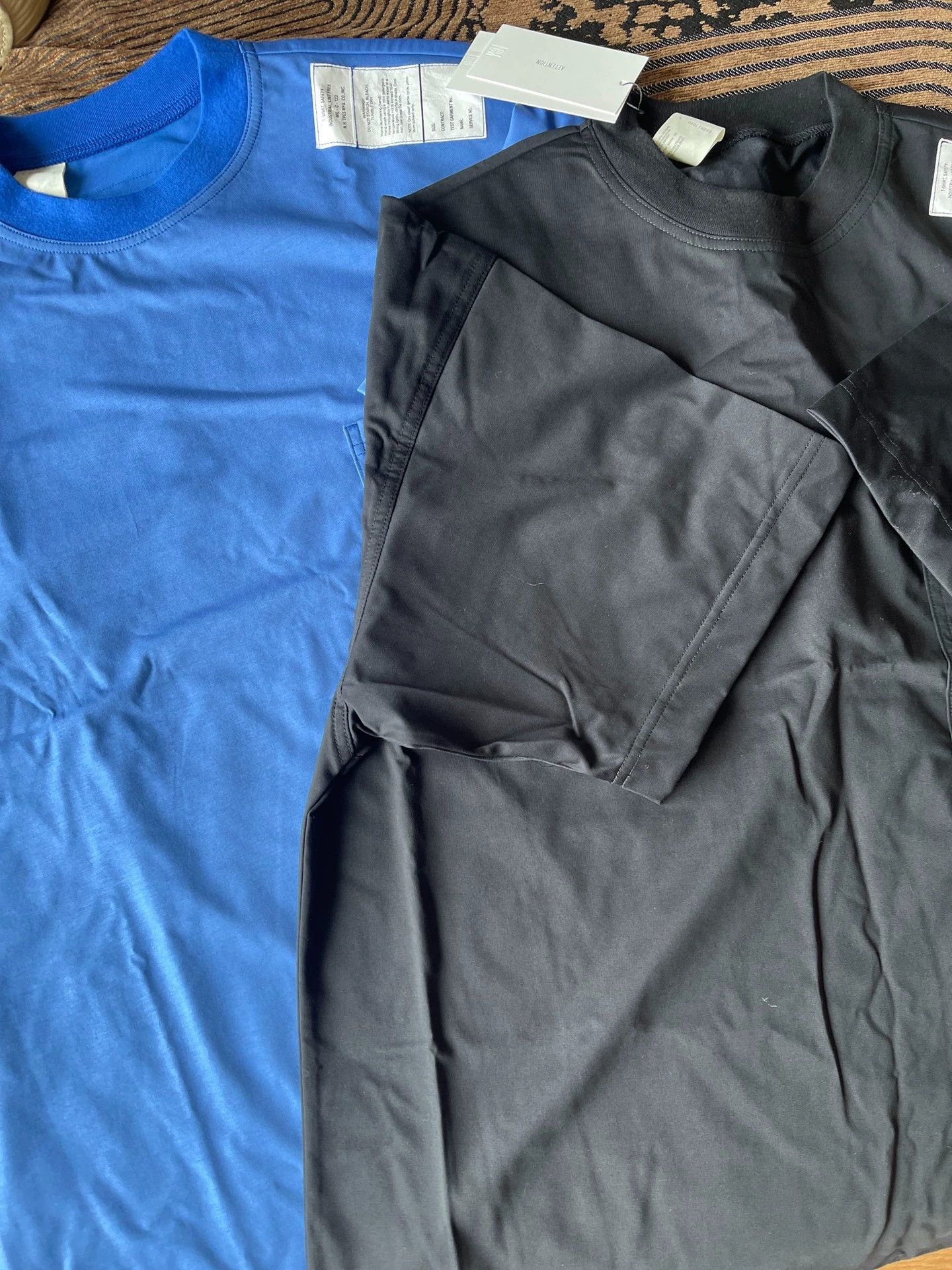 N.Hoolywood N.HOOLYWOOD TEST T-SHIRT Military Patch Crew SS24 Blue 38 Size US M / EU 48-50 / 2 - 3 Thumbnail