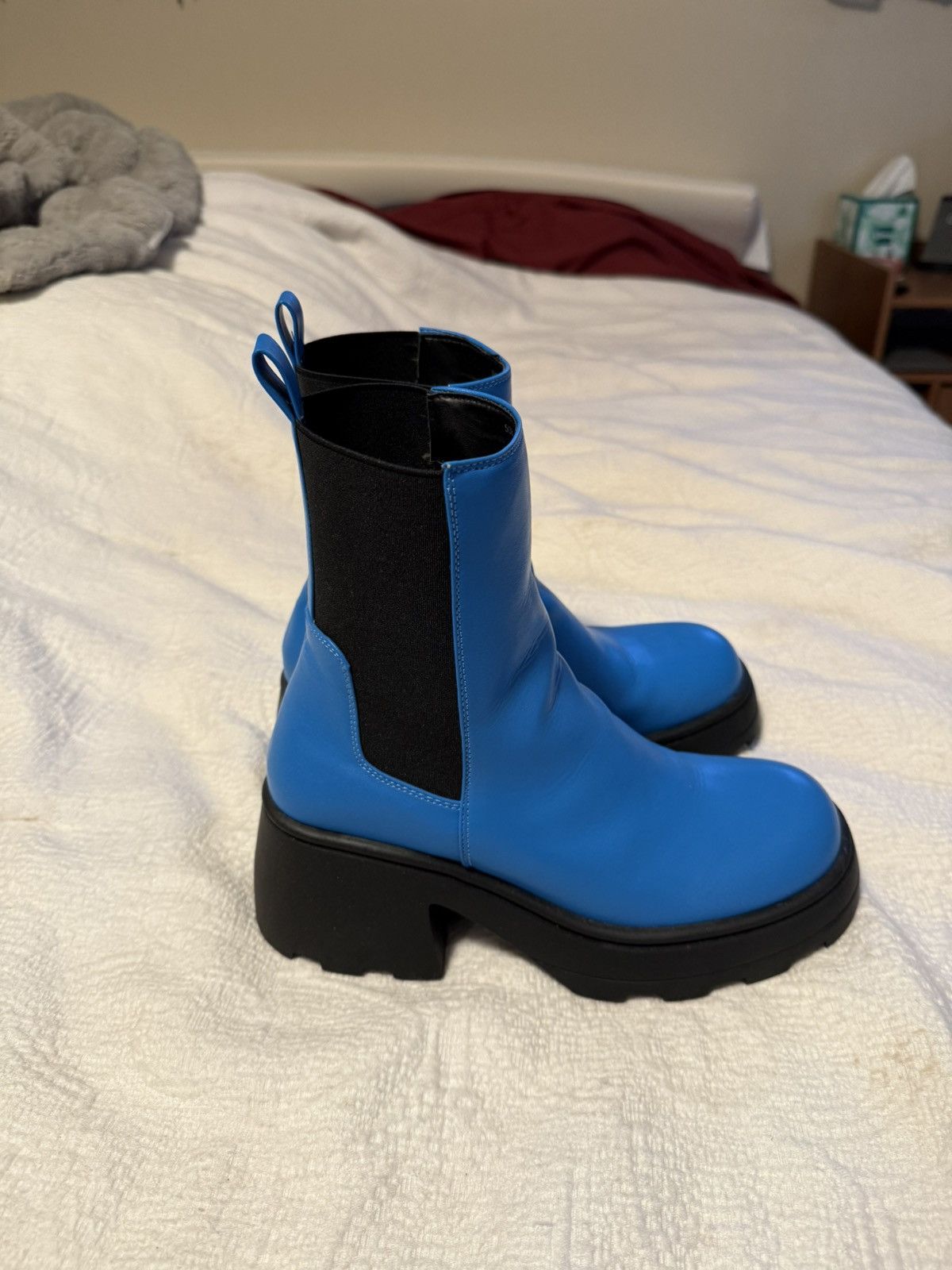 Asos Blue Chelsea boots Size US 7 / IT 37 - 2 Thumbnail