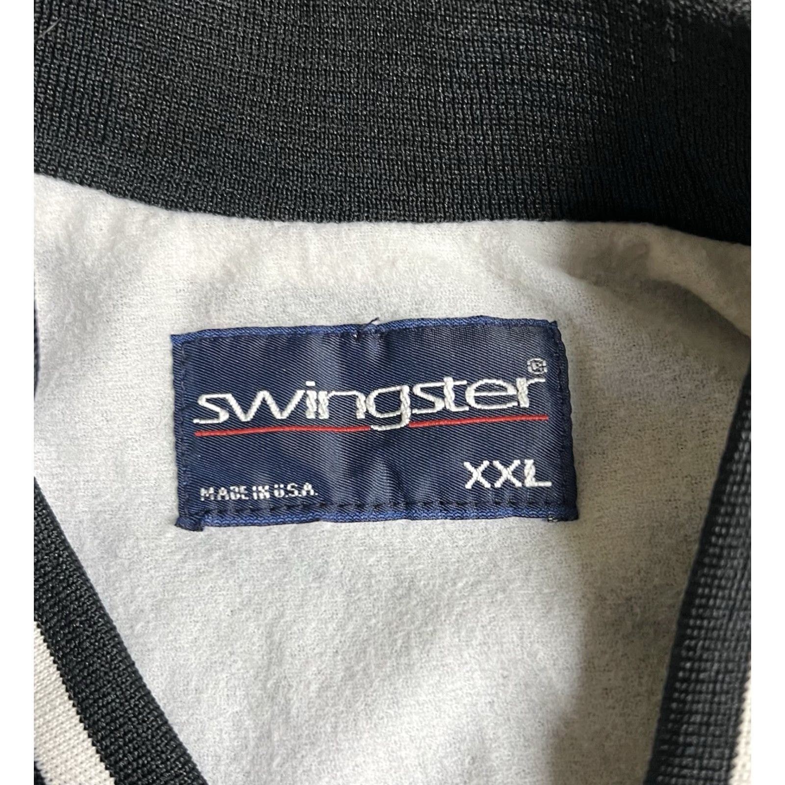 Vintage VINTAGE Swingster Jacket - USA Made - Bomber - Black - Snap - 2XL - Men - Nylon - Polyester - Solid - Open Road Rock Swingster Concert Staff Size US XXL / EU 58 / 5 - 4 Thumbnail