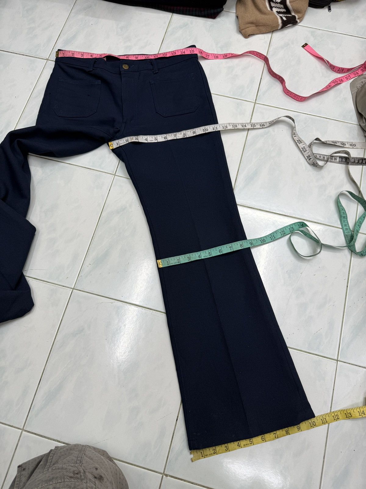 Big John 🔥🔥🔥STEALS VTG BIG JOHN BIG PREST FLARE PANTS Size US 31 - 16 Thumbnail