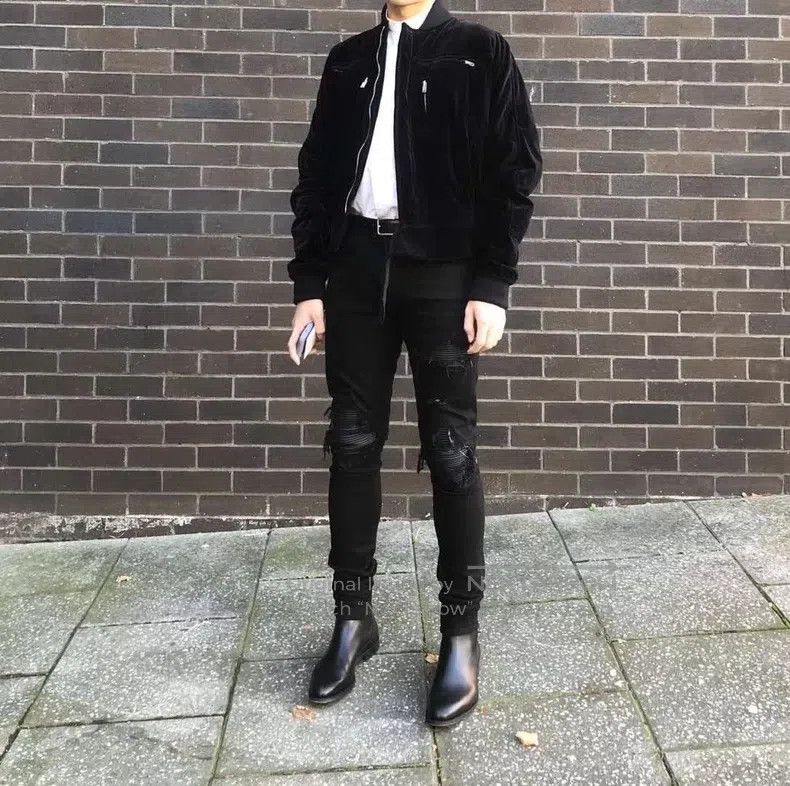 Haider Ackermann Haider Ackermann Black Velvet Sweatshirt Size US XL / EU 56 / 4 - 5 Thumbnail