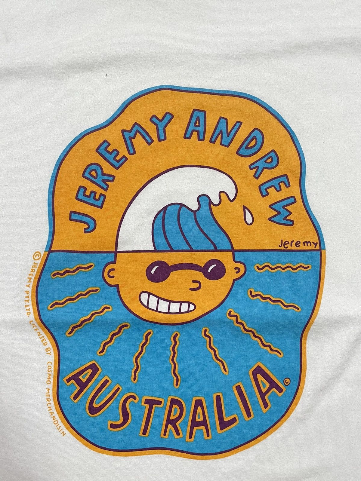Levi's Vintage Levi’s x Jeremy Andrew Art Brand Jean T-shirt 90s Size US M / EU 48-50 / 2 - 3 Thumbnail