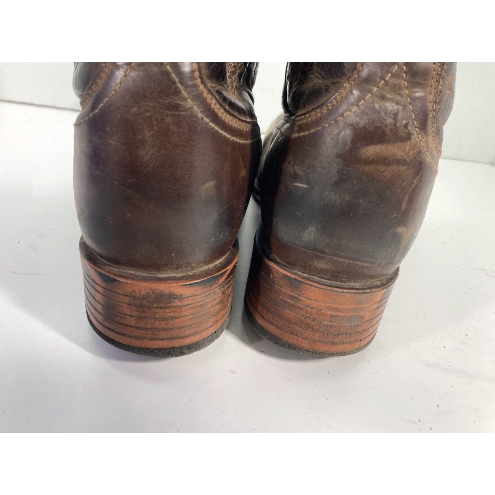 Ariat Ariat Venttek Ultra Boots Women Size 9 B Turquoise Brown 12 Inch Western Leather Square Toe Pull On Mens? Womens Size US 9 / IT 39 - 7 Thumbnail