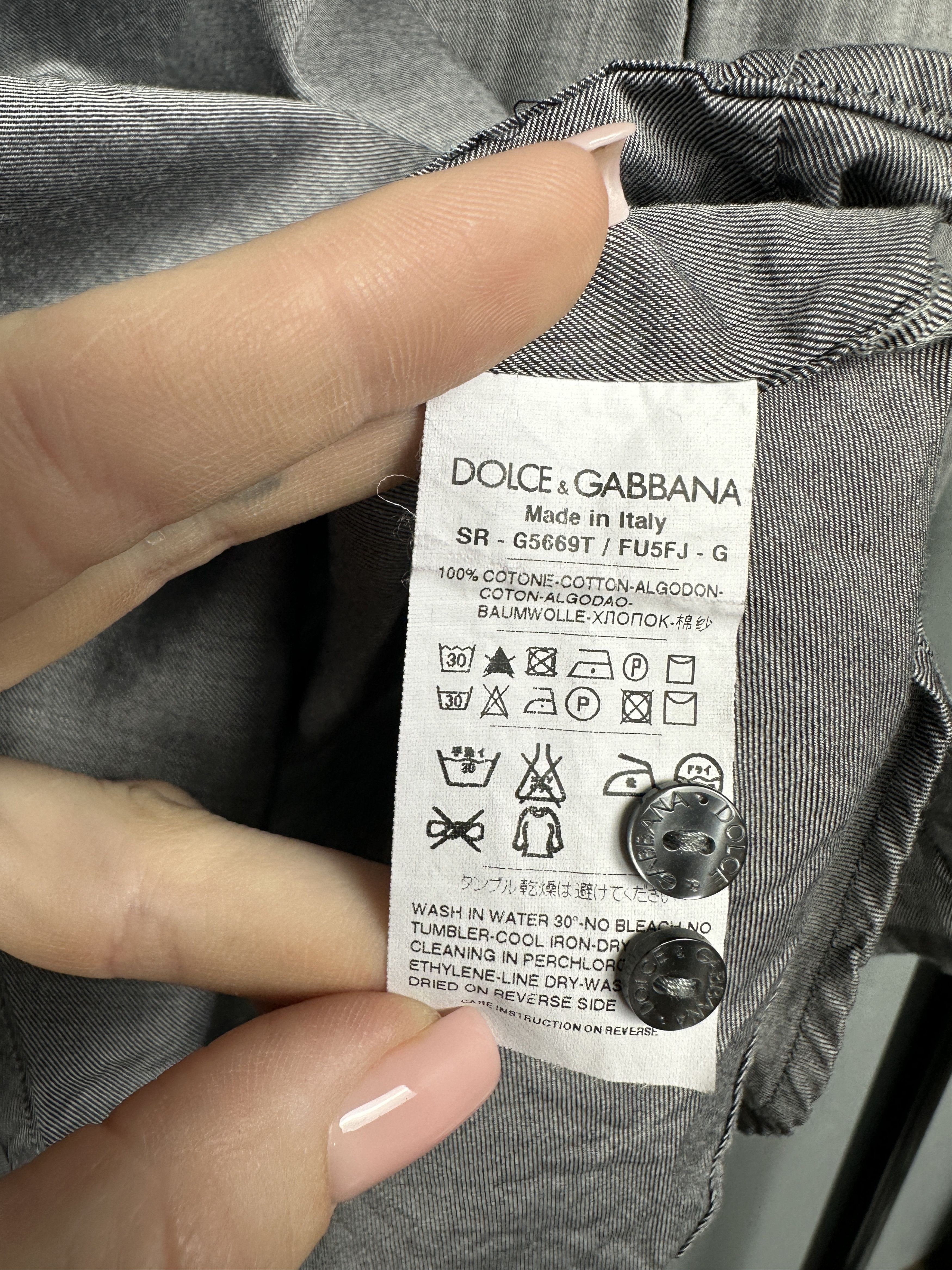 Dolce & Gabbana Dolce & Gabbana Gold Mens Long Sleeve Shirt Size US S / EU 44-46 / 1 - 6 Thumbnail