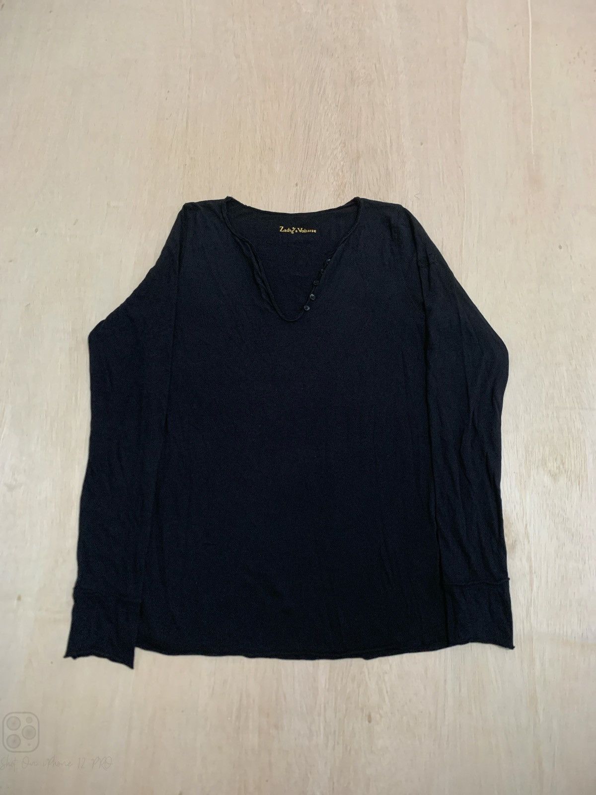 Hysteric Glamour × If Six Was Nine × Japanese Brand Zadig&Voltaire Guitar Ifsixwasnine Lgb style Longsleeve Size US M / EU 48-50 / 2 - 3 Thumbnail