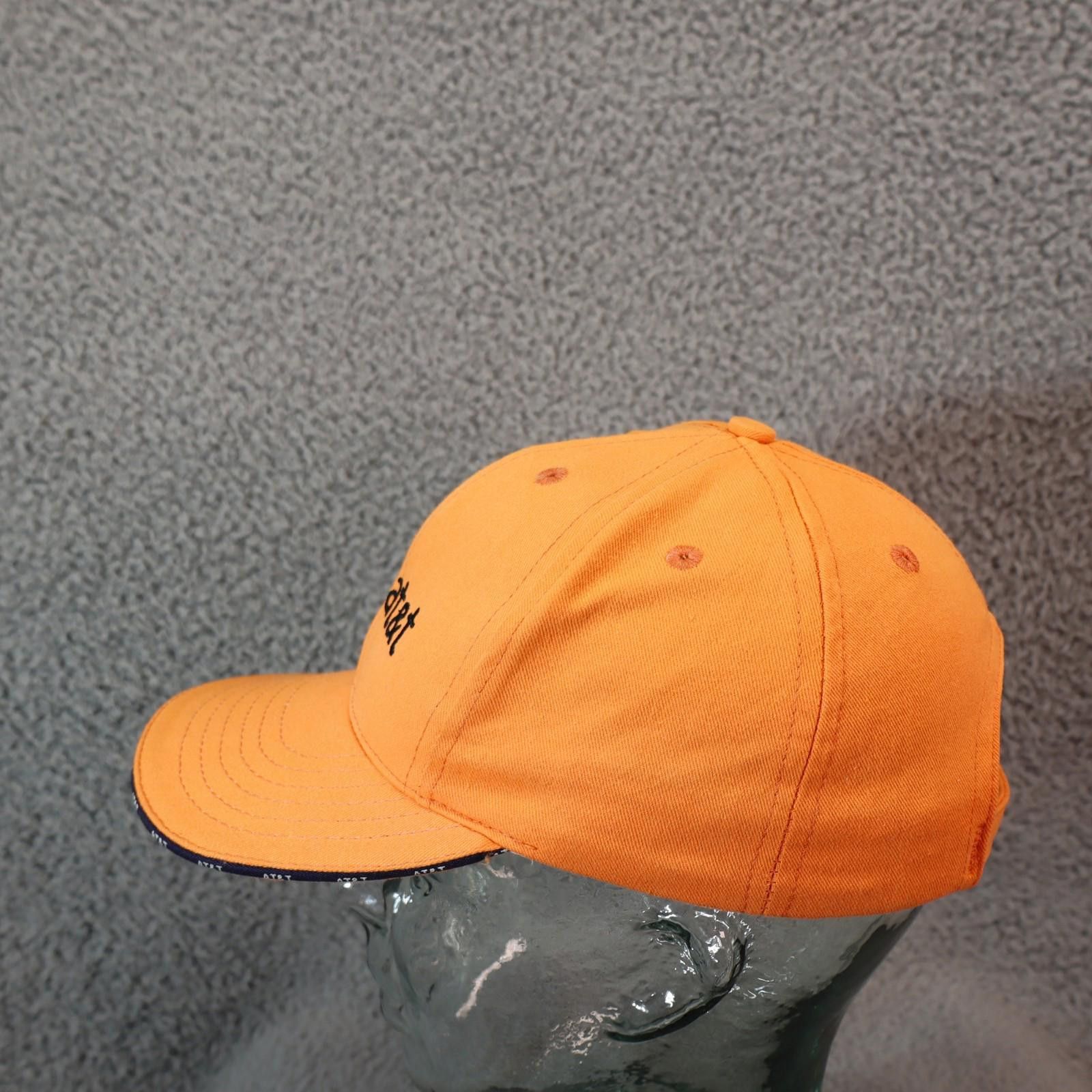 Other AT&T Ball Cap Work Uniform Orange Hat Promo Employee Flex Size ONE SIZE - 7 Thumbnail