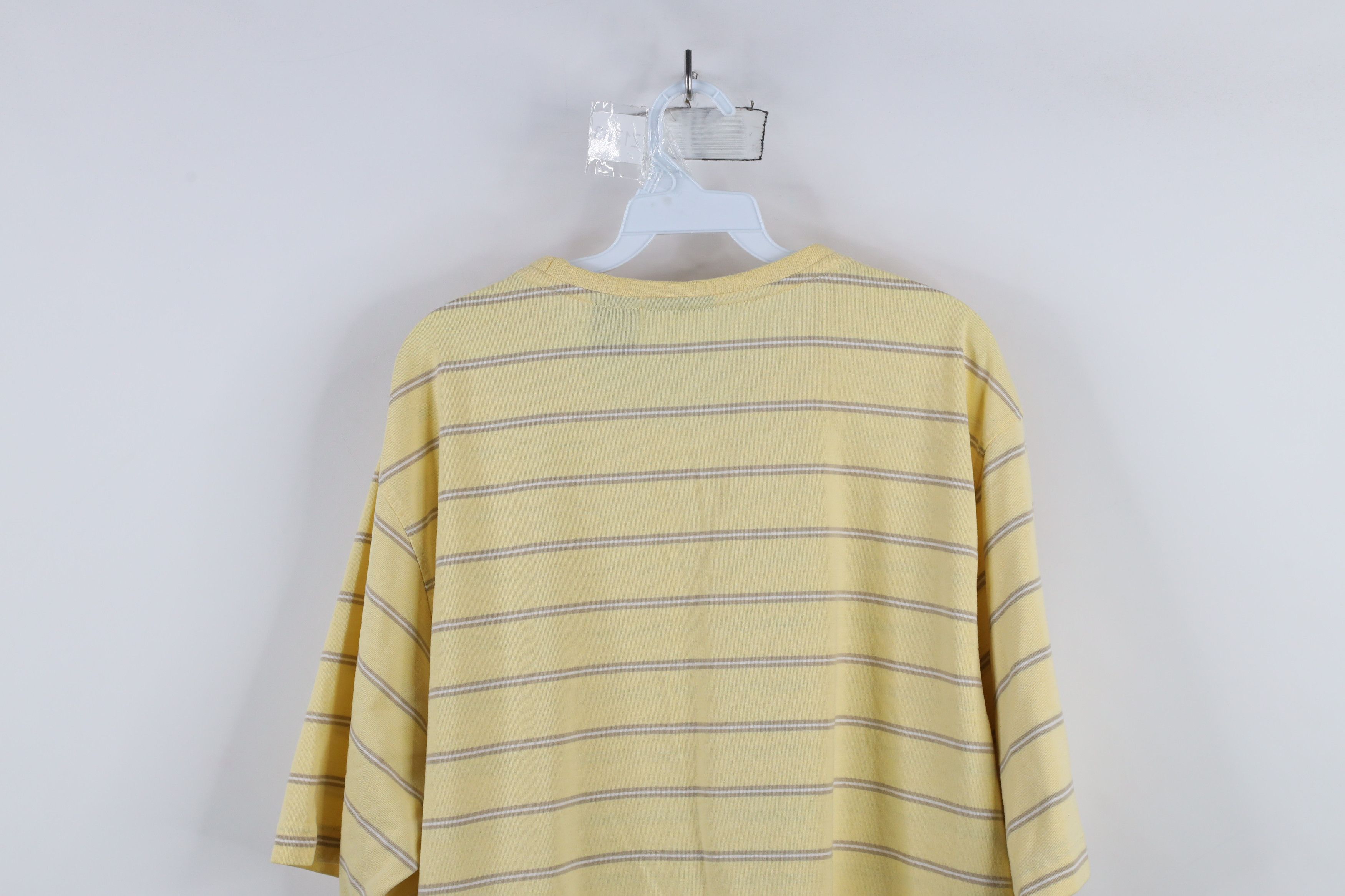 Vintage Vintage 90s Streetwear Striped Short Sleeve Pocket T-Shirt Size US XL / EU 56 / 4 - 10 Thumbnail