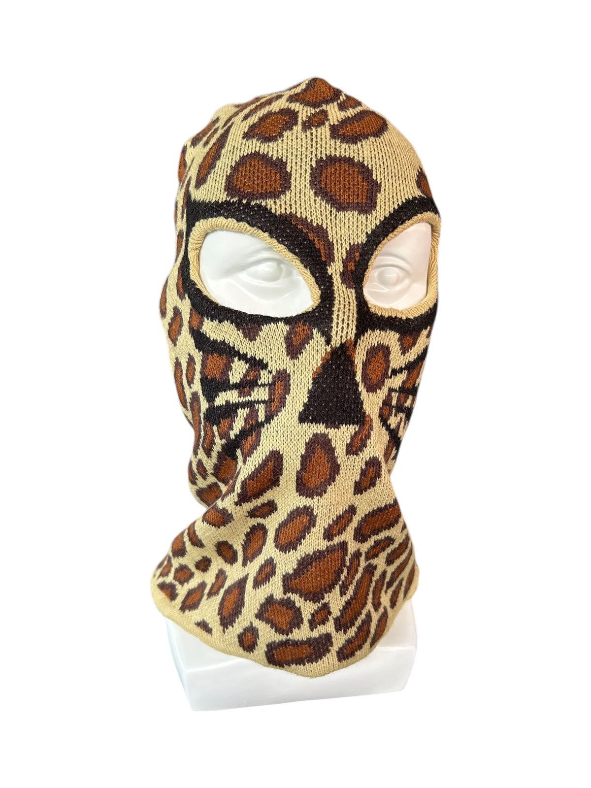 Japanese Brand × Kapital × Vintage Balaclava Masked Leopard Japanese Style RaRe Design ☠️☠️ Size ONE SIZE - 2 Thumbnail