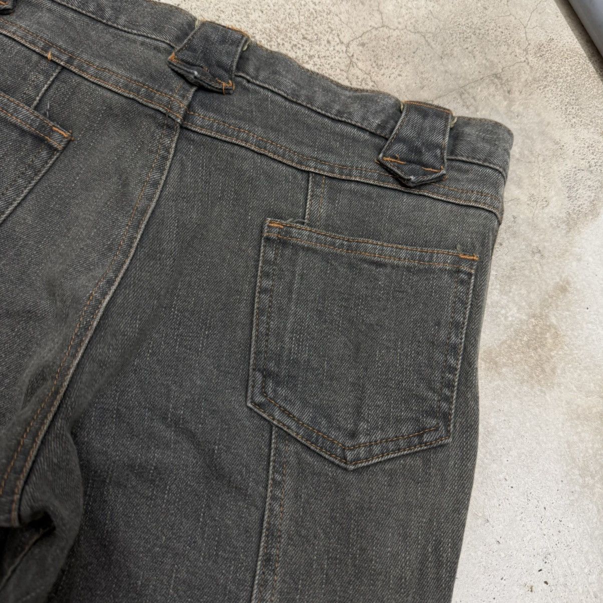 Japanese Brand Pendora Cargo Utility Flare Denim Pants Size 25" / US 0 / IT 36 - 12 Thumbnail