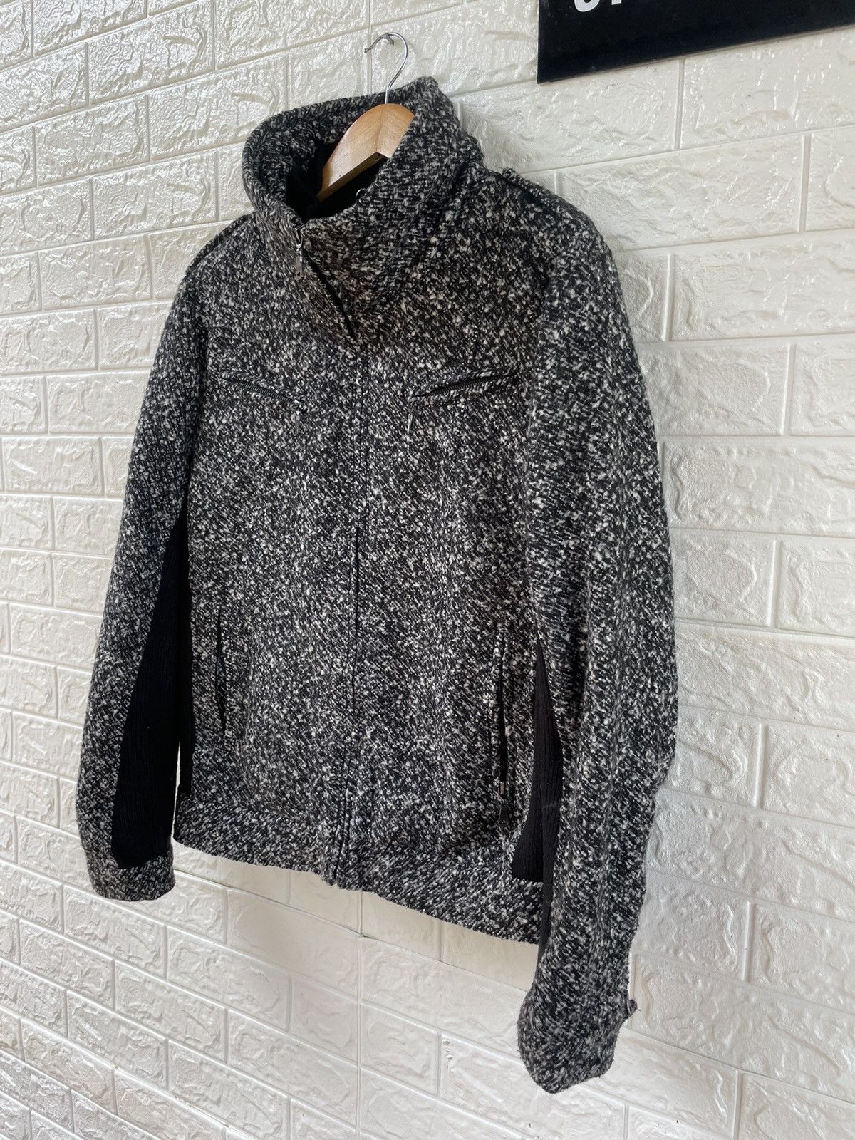 Japanese Brand Vintage Semantic Design Zipper Jacket Size US L / EU 52-54 / 3 - 4 Thumbnail