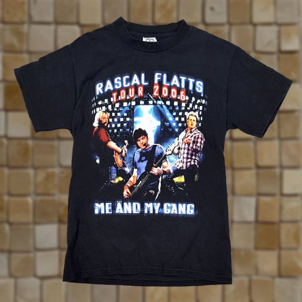 Delta VINTAGE Rascal Flats 2006 Tour T-Shirt XS Black Delta Shirt Men Size US XS / EU 42 / 0 - 1 Thumbnail