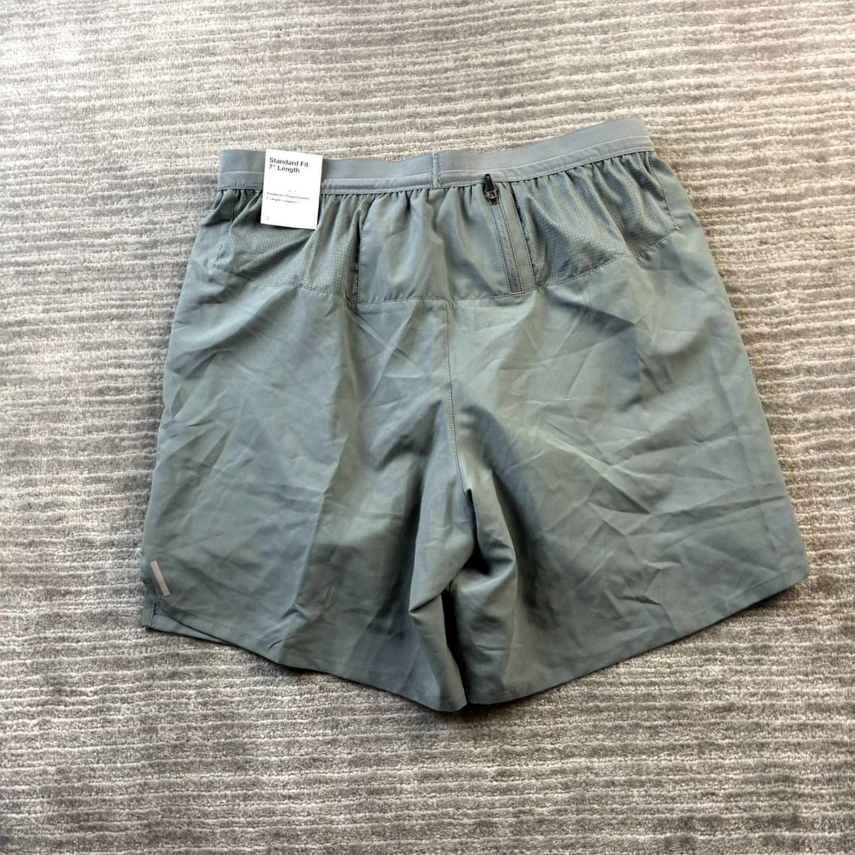 Nike Nike Mens Medium Gray Flex Stride 7" Running Shorts Lined Drawstring Size US 31 - 2 Thumbnail