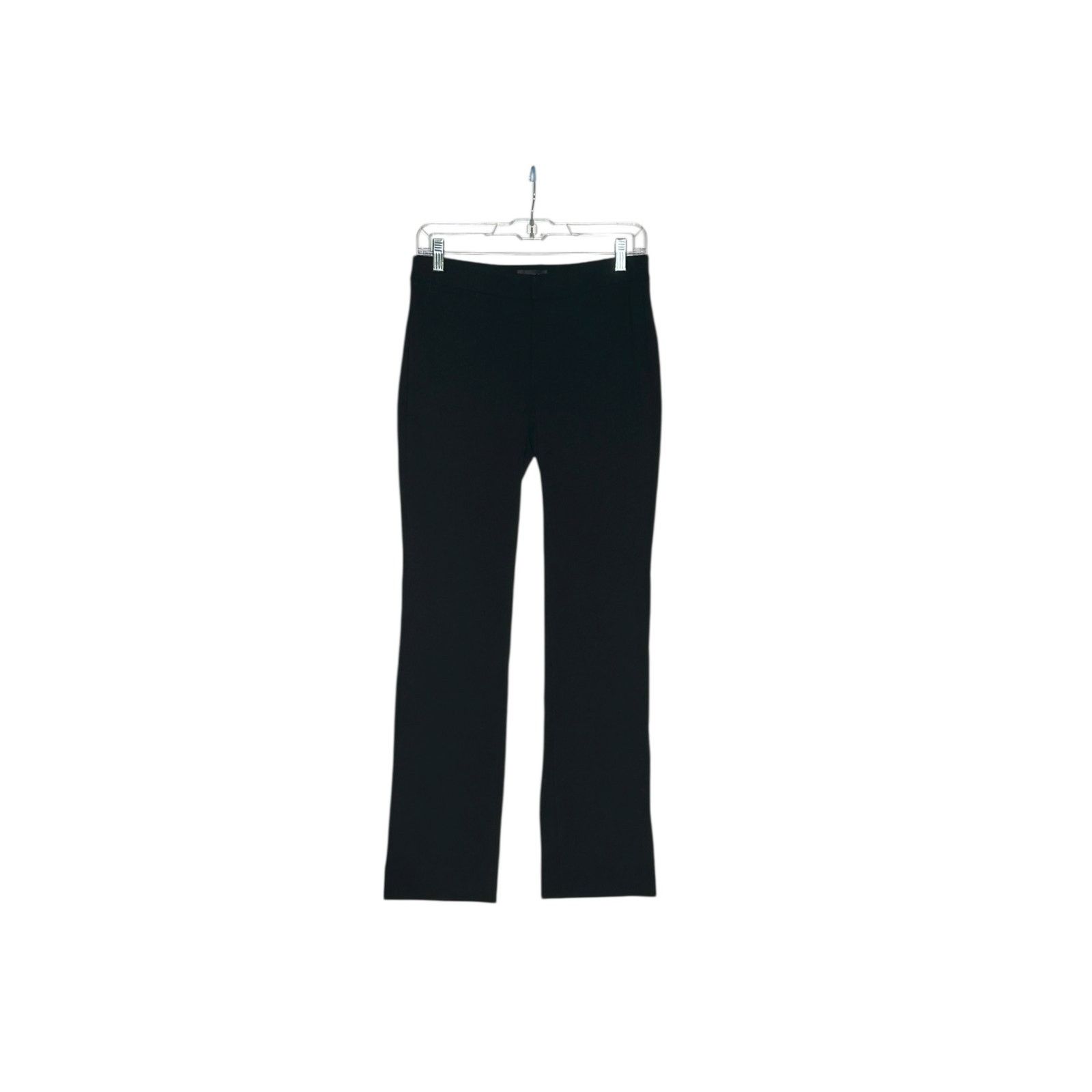 NYDJ NYDY black flat front straight legs pants size 2P Size 26" / US 2 / IT 38 - 11 Thumbnail