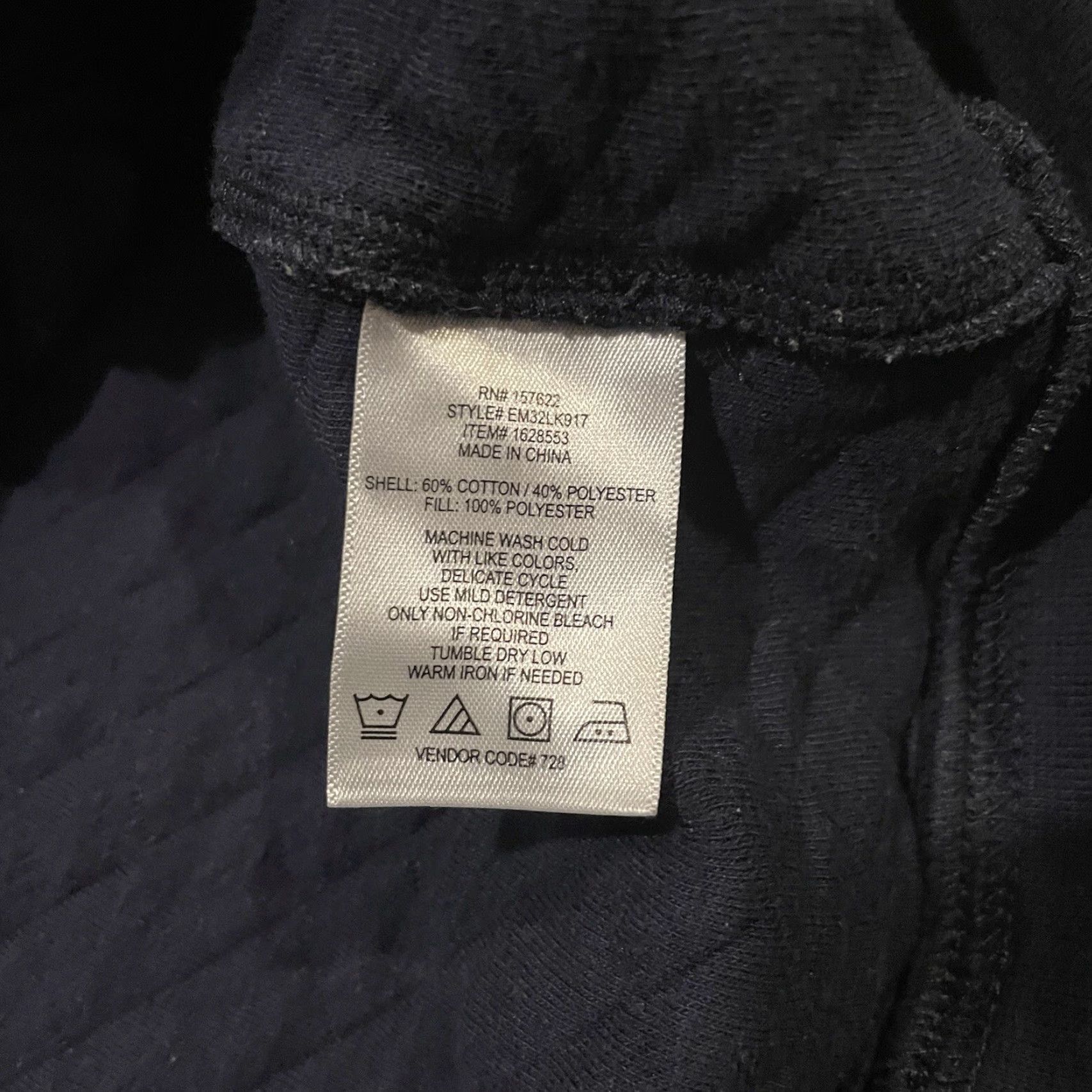 Eddie Bauer Eddie Bauer Quilted Henley Snap Button Pullover Sweater Blue XL Mens Size US XL / EU 56 / 4 - 7 Thumbnail