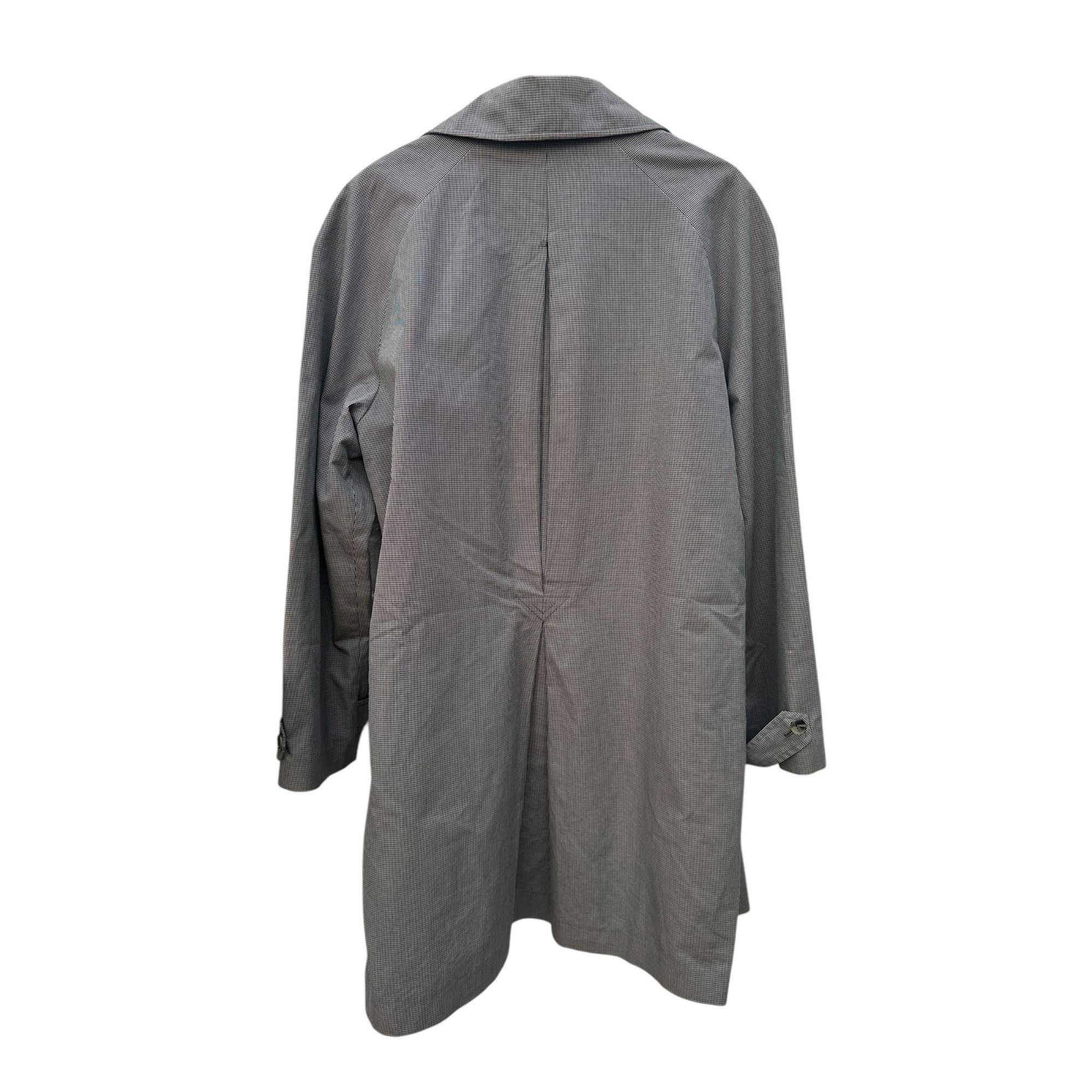 A.P.C. Grey Checkered Mac Mackintosh Coat Size US L / EU 52-54 / 3 - 4 Thumbnail