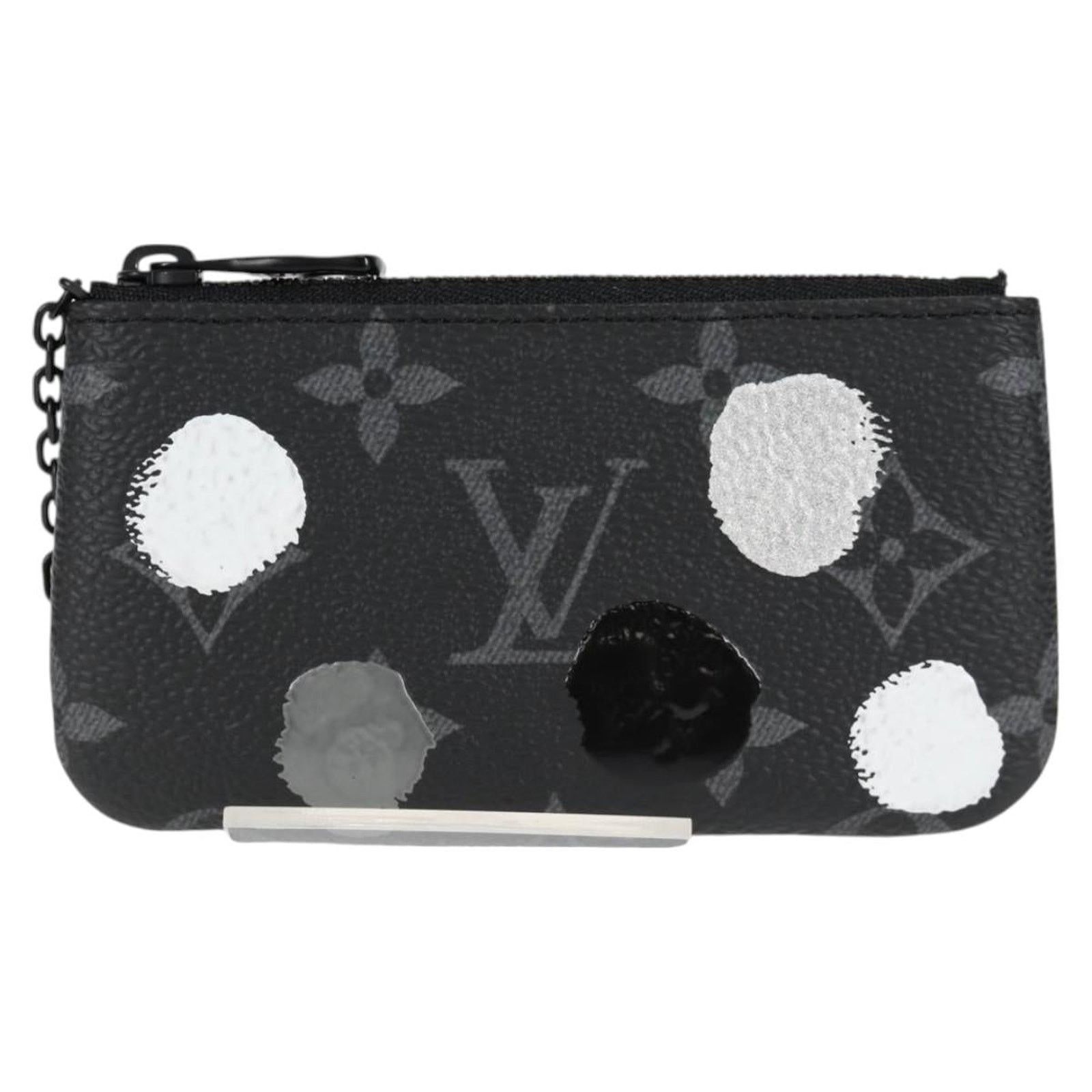 Louis Vuitton Black Canvas Pochette Clés