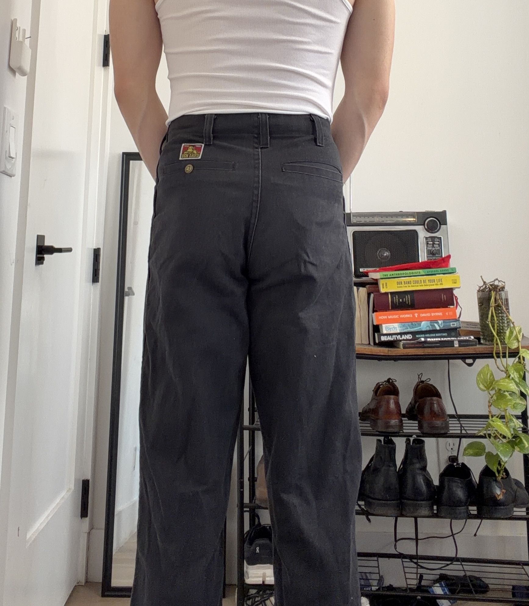 Ben Davis Ben Davis Black Work Pant Size US 29 - 4 Thumbnail