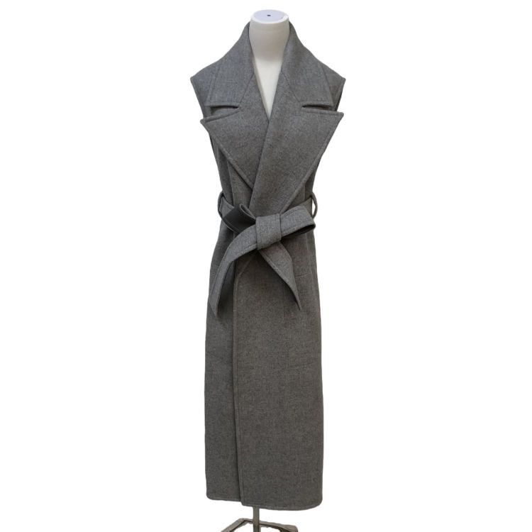 Celine Celine Wool Angora Sleeveless Coat Size 34 Size XS / US 0-2 / IT 36-38 - 1 Thumbnail